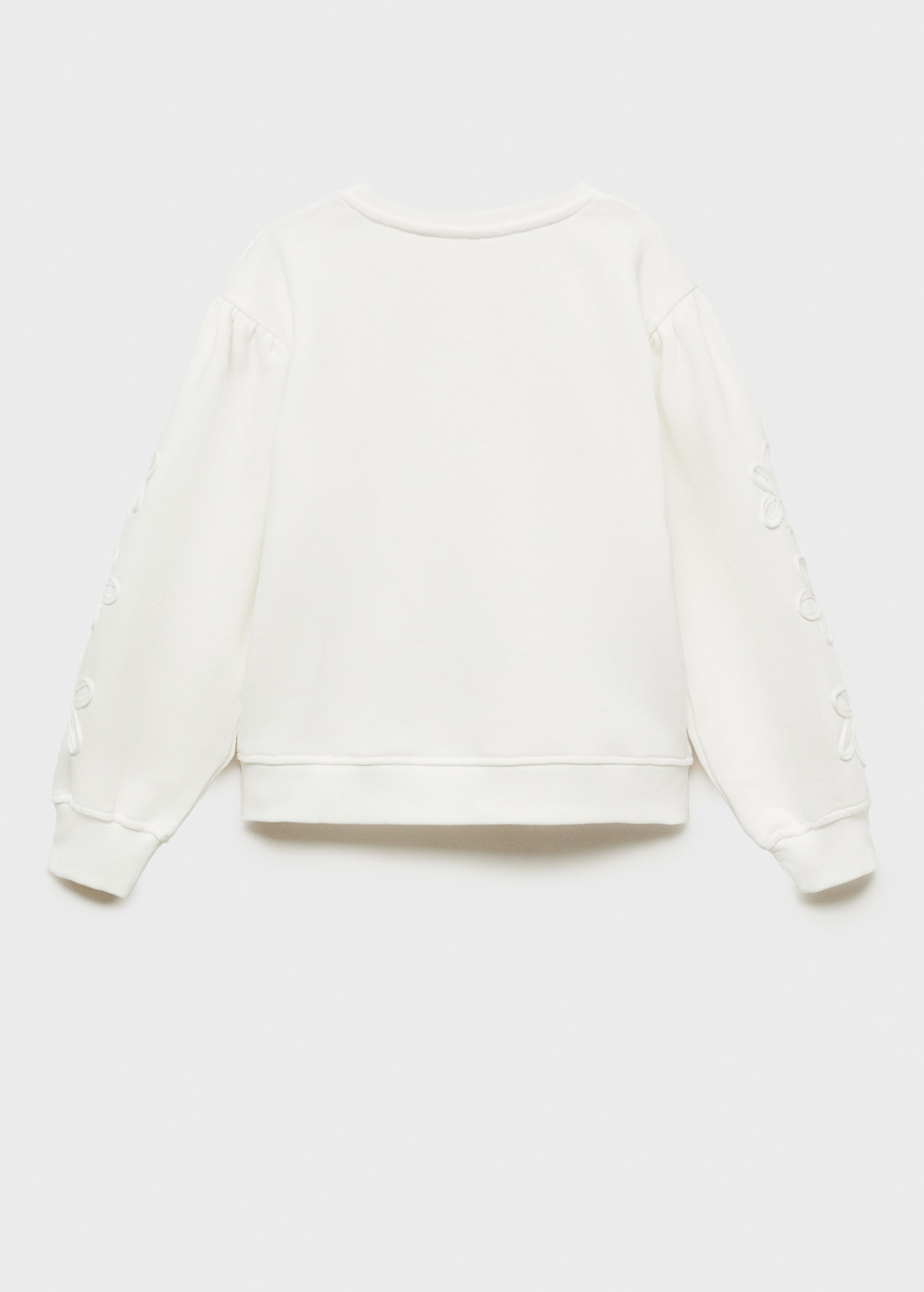 Sweat-shirt coton détails brodés - Verso de l’article