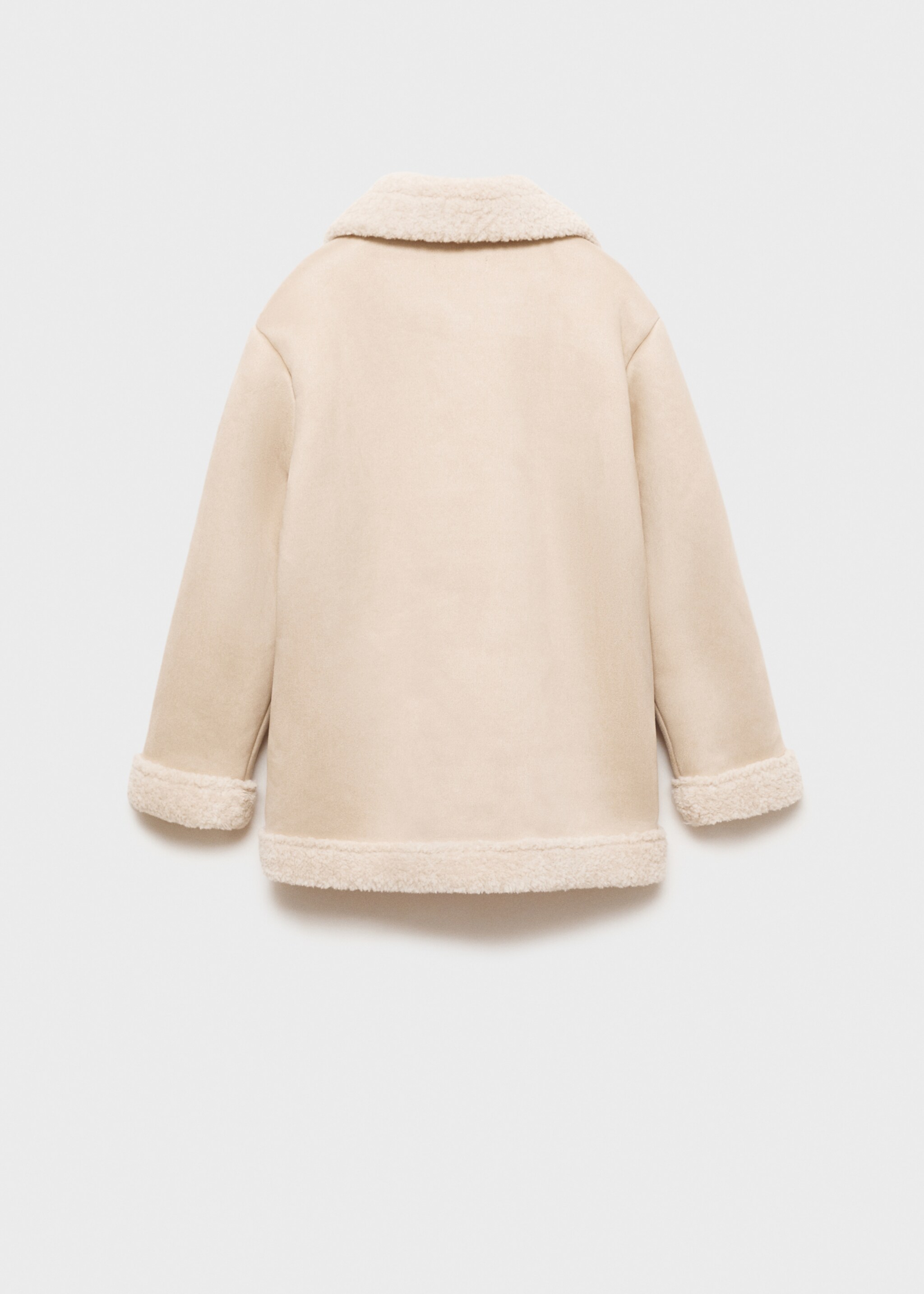 Shearling-lined coat - Reverse of the article