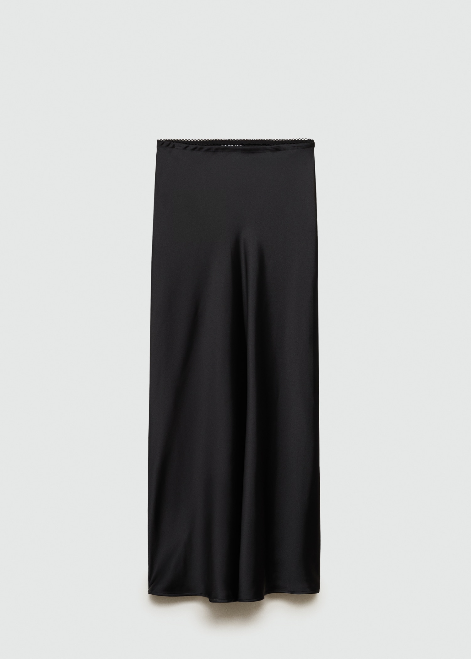 Satin long skirt - Article without model