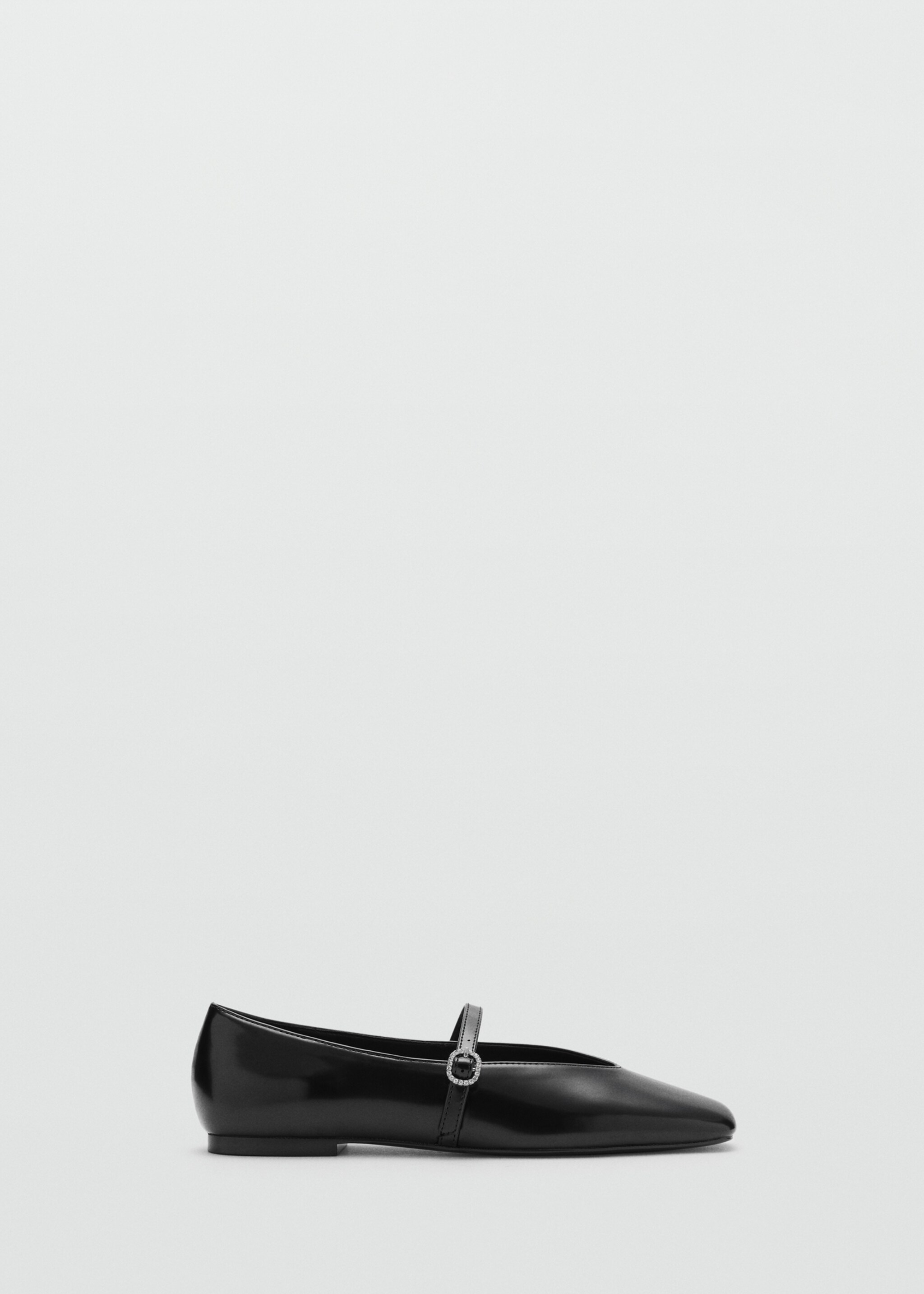 Sepatu flat ballerina dengan detail hiasan - Barang tanpa model