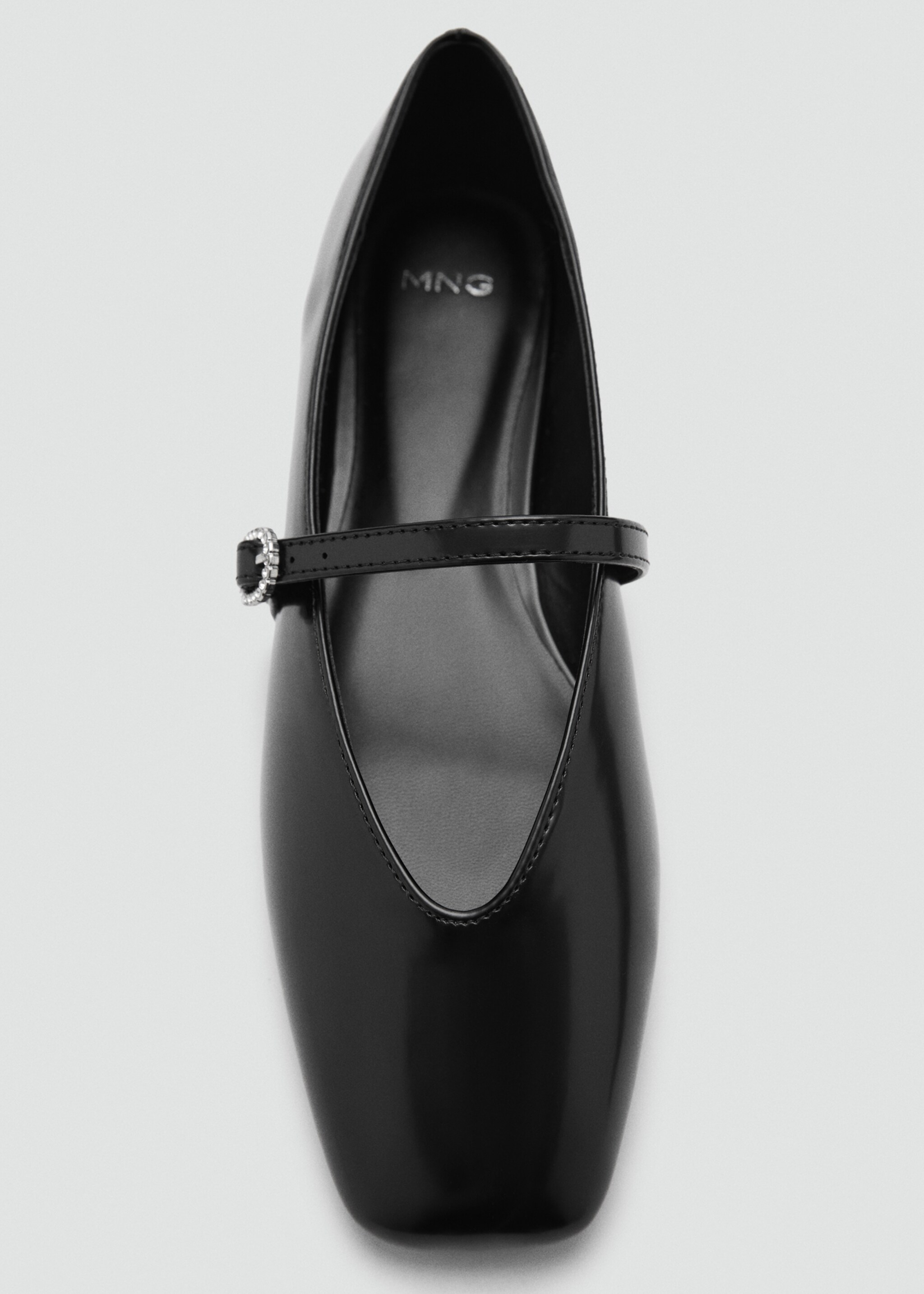 Sepatu flat ballerina dengan detail hiasan - Rincian barang 3