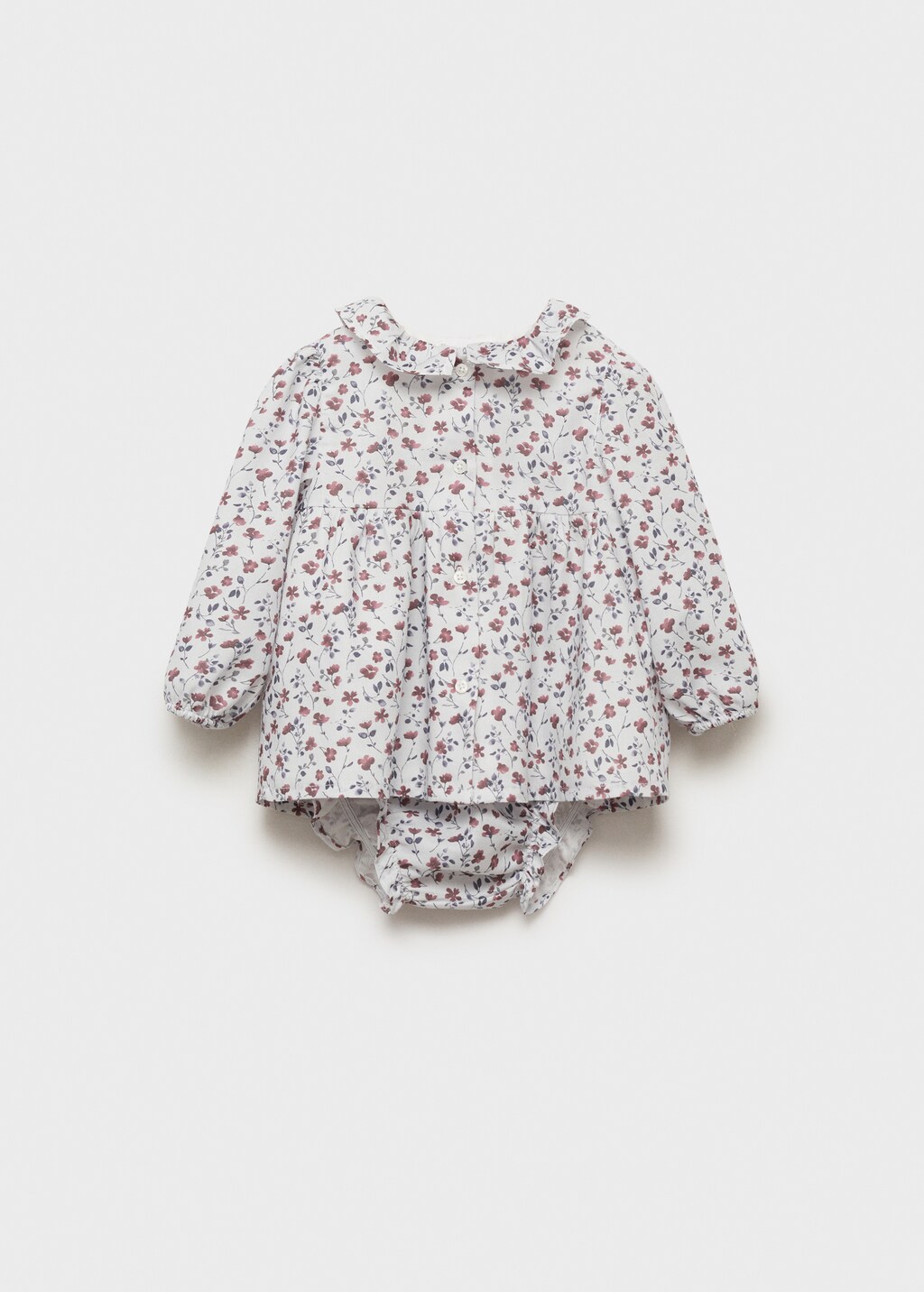 MANGO BABY Vestido y ranita estampado azul celeste 3 6 meses Ninos