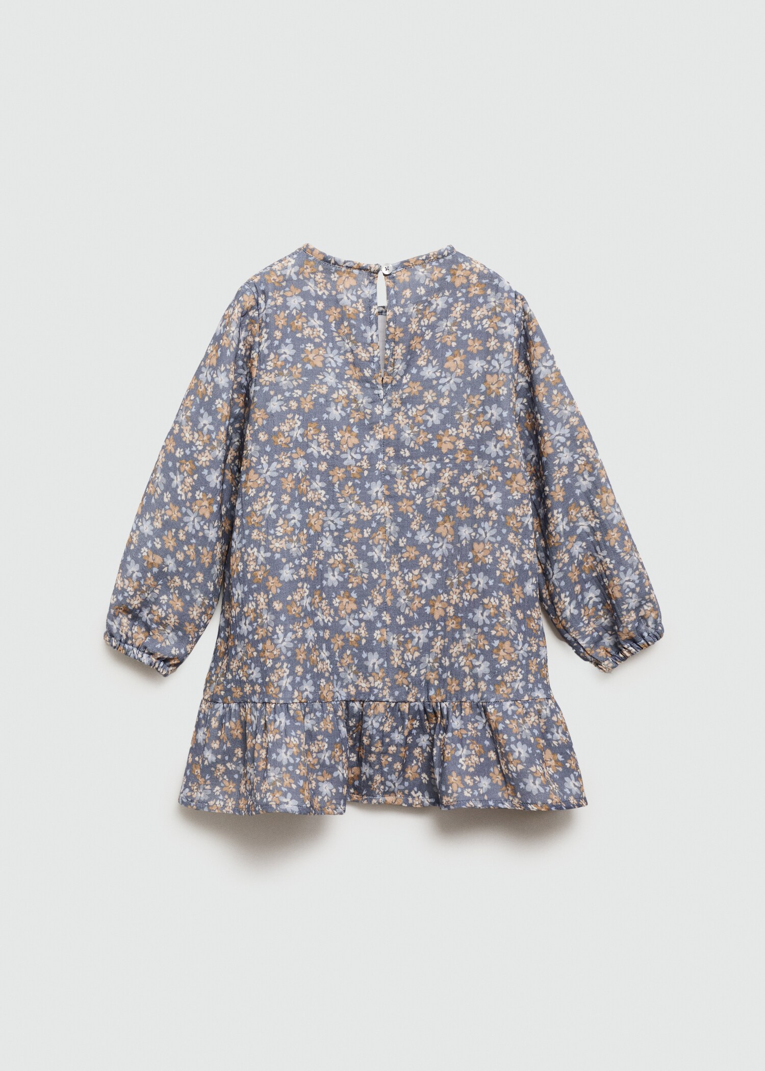 Ruched detail flower dress - Reverse of the article