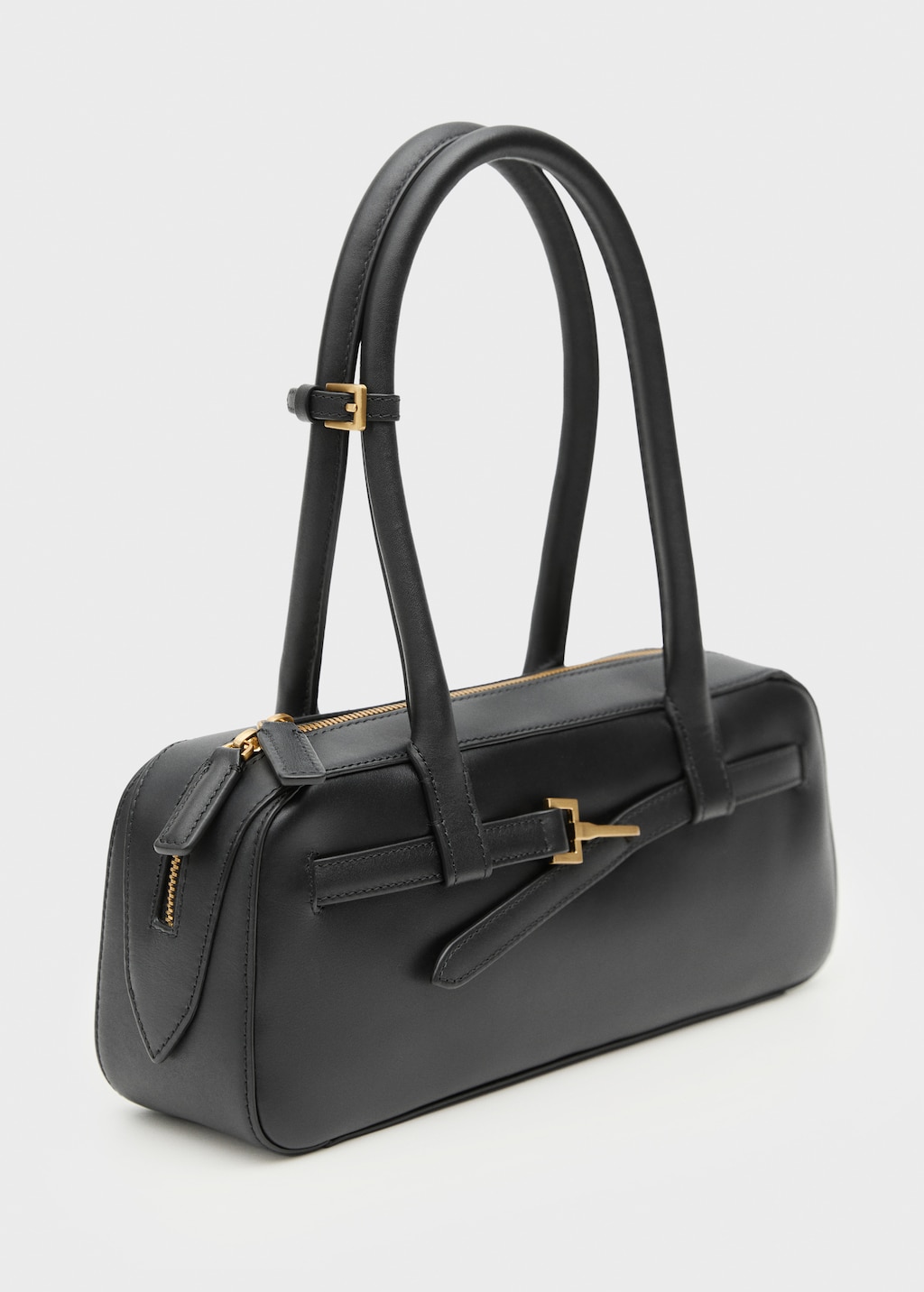 Mango quilted bowling bag sale