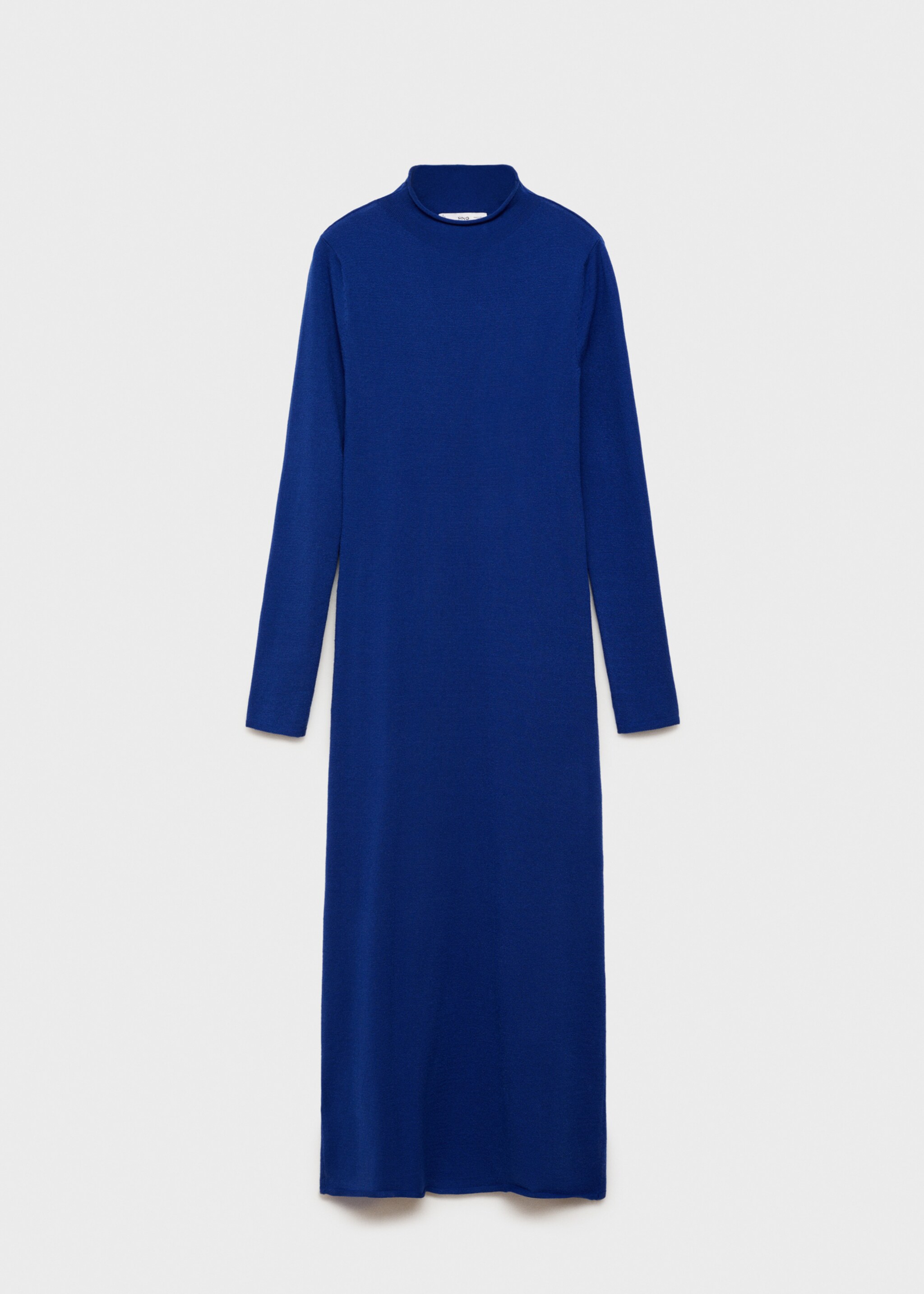 Perkins-neck knitted dress - Article without model