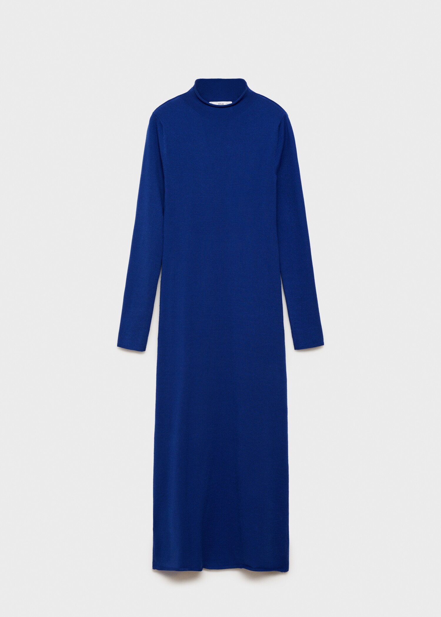 Perkins-neck knitted dress - Article without model