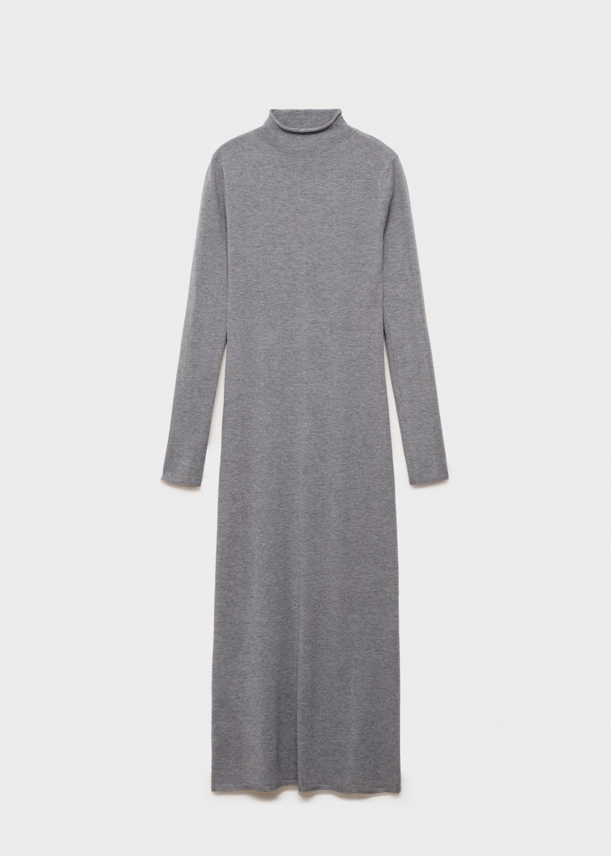 Perkins-neck knitted dress - Article without model