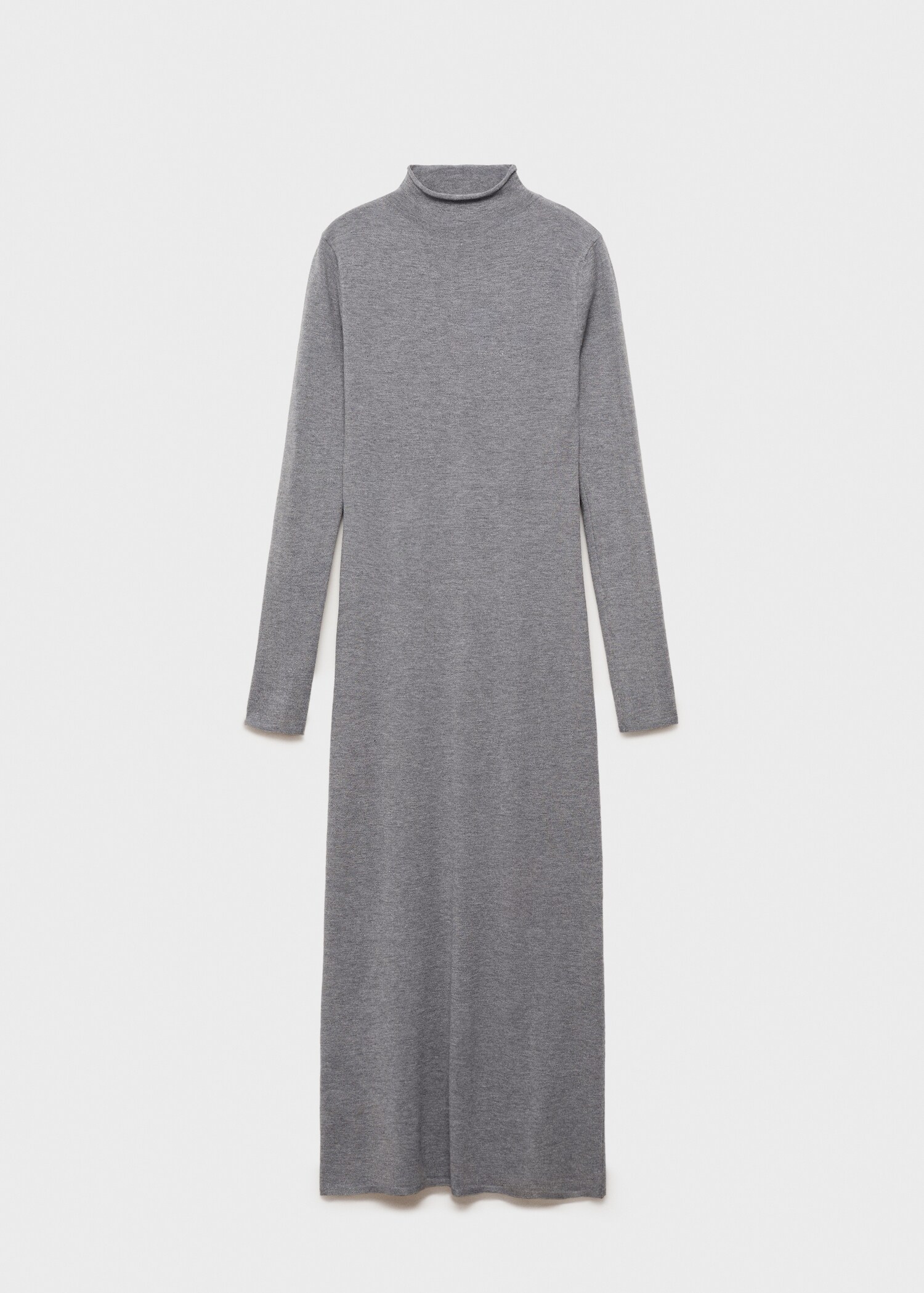 Perkins-neck knitted dress - Article without model