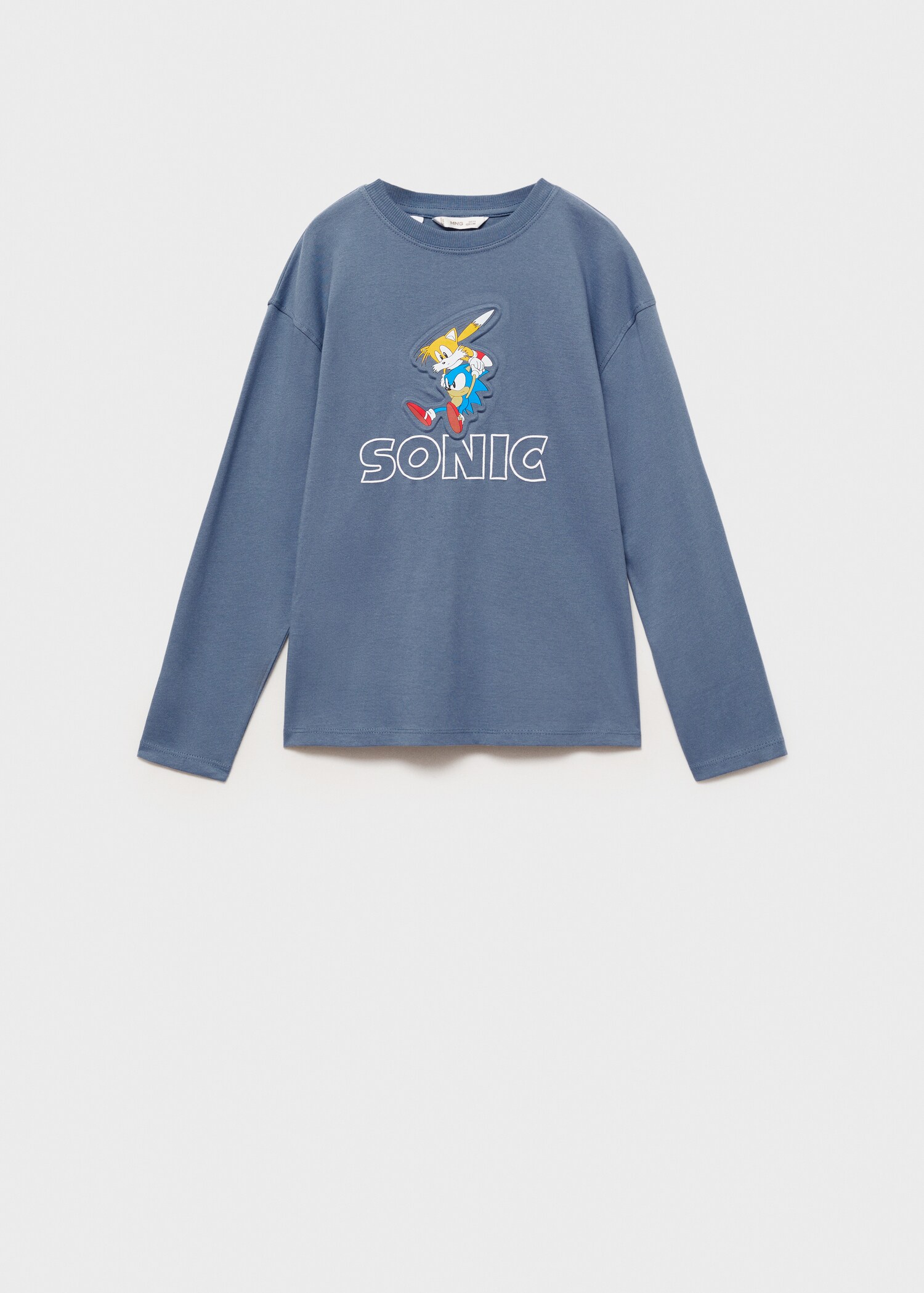 Embossed Sonic t-shirt - Kids | MANGO Singapore