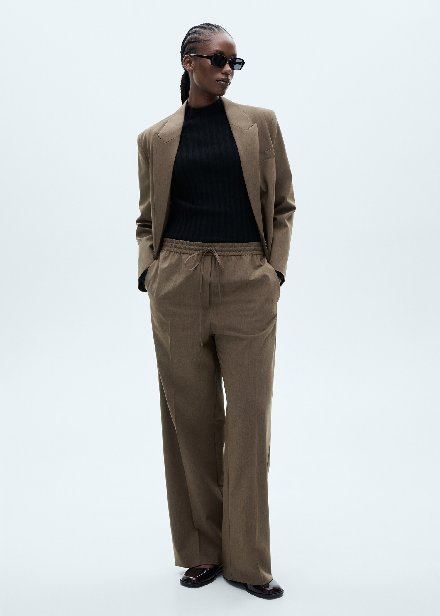 Blazer costume micro pied-de-poule - Détail de l'article 3