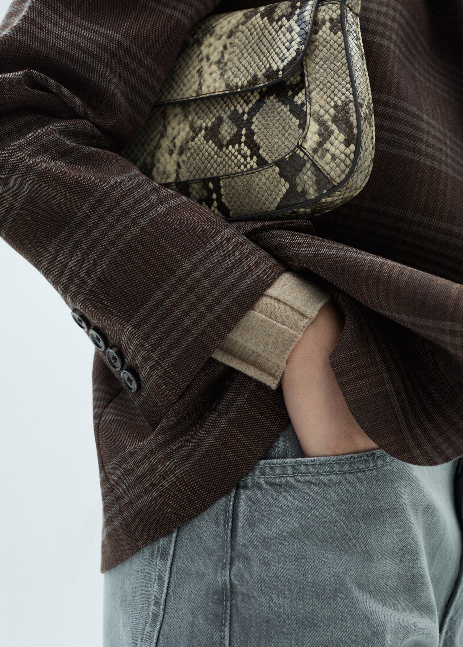 Blazer droit carreaux - Détail de l'article 6