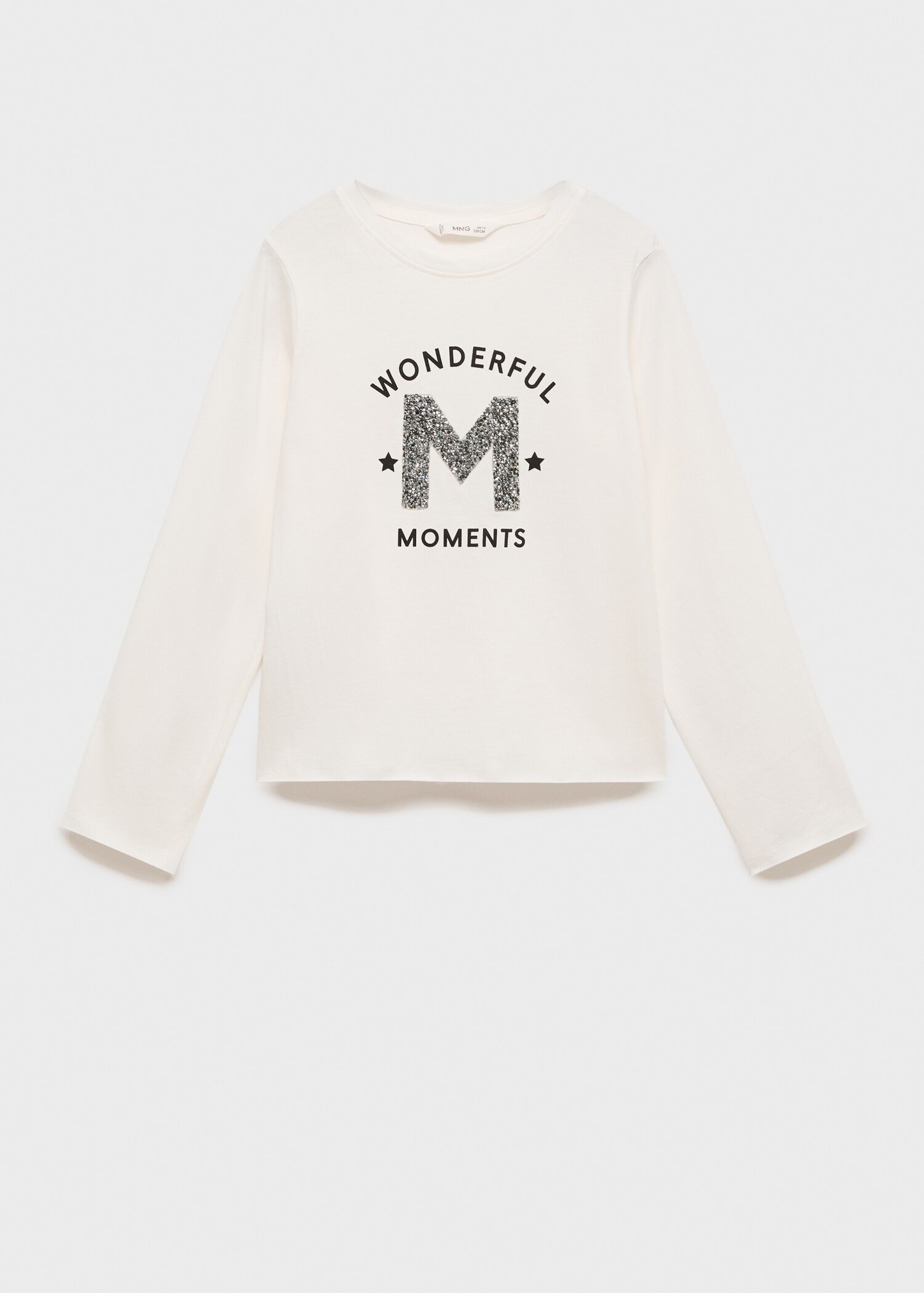 Glitter print T-shirt - Article without model