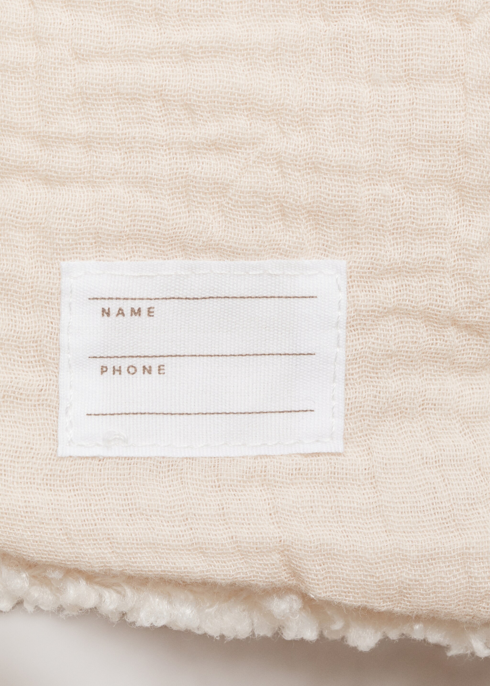 Shearling-effect hooded coat - Details of the article 0
