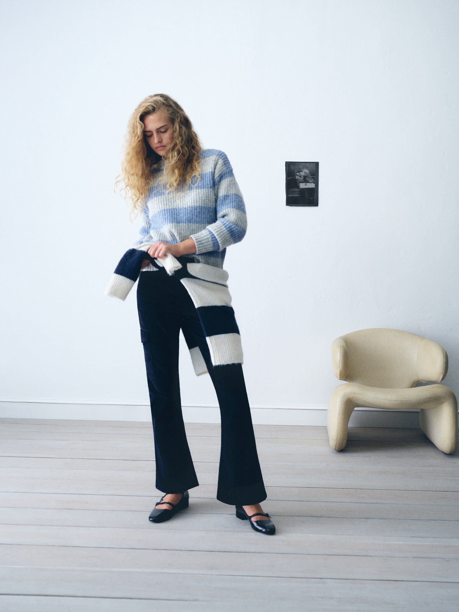 Pantalon velours milleraies poches - Détail de l'article 5