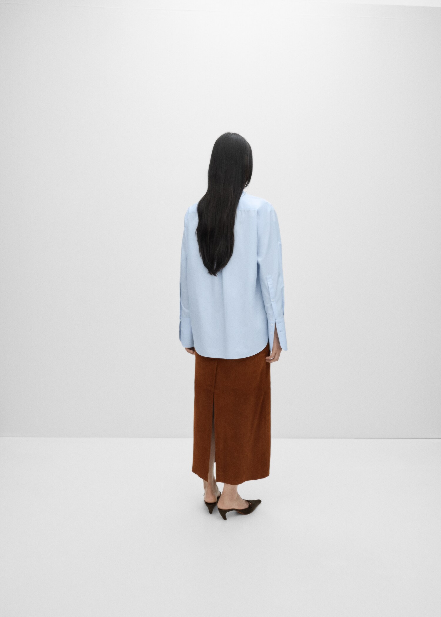 Chemise popeline oversize - Verso de l’article