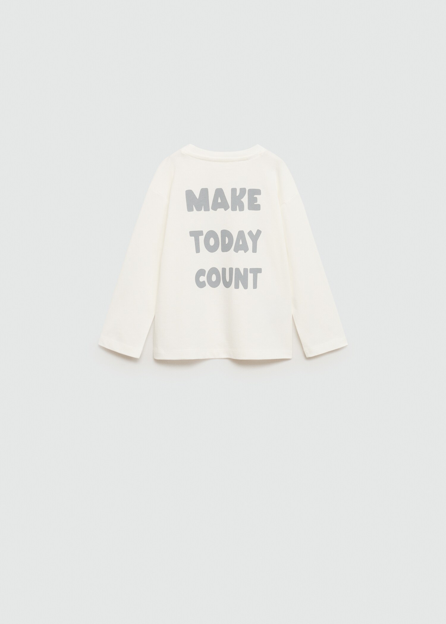 Printed long sleeve t-shirt - Reverse of the article