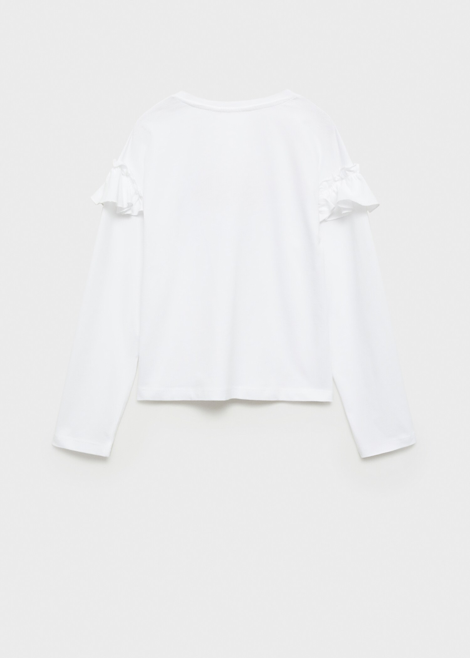 T-shirt manches longues volants - Verso de l’article
