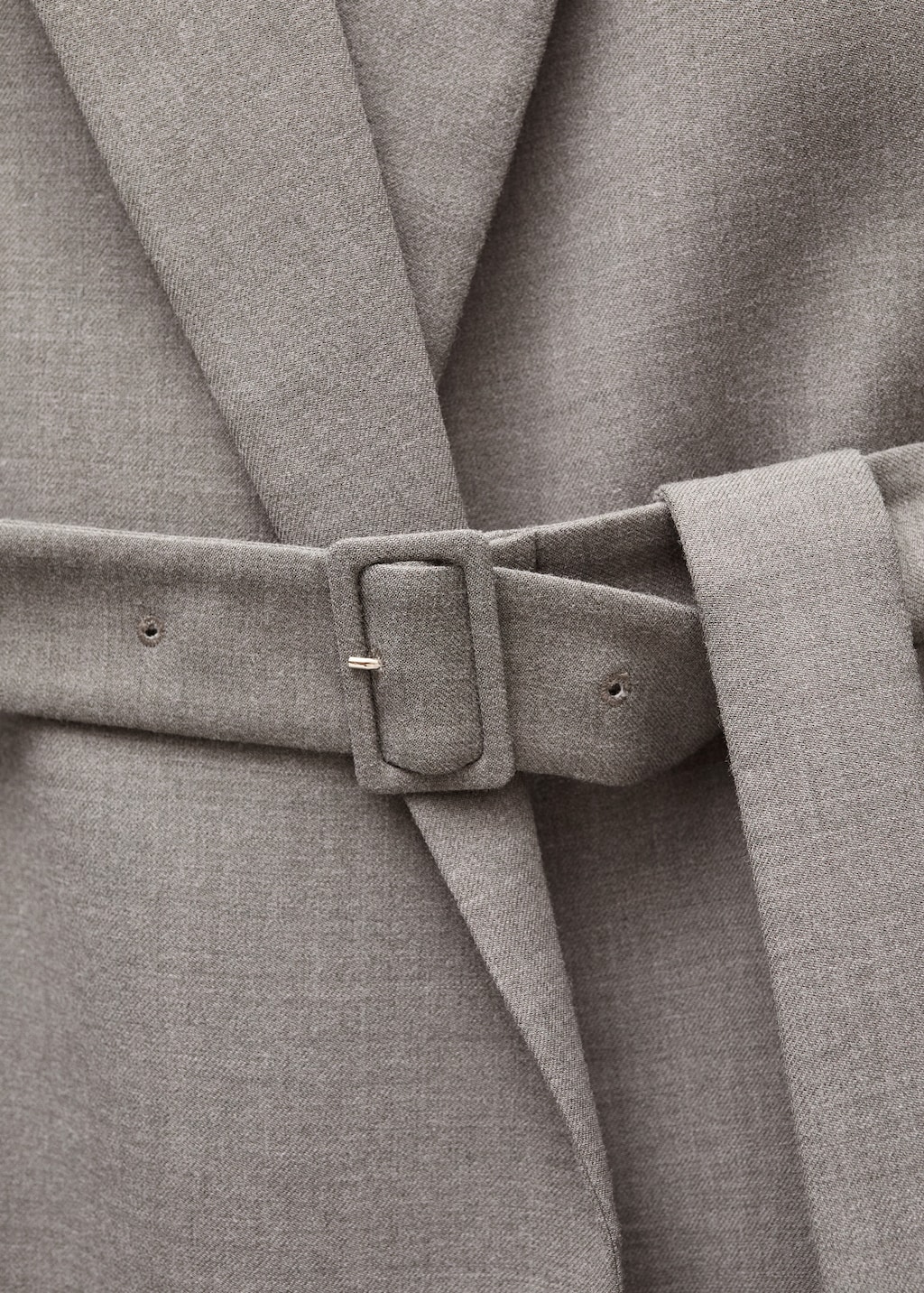 Double-breasted coat with belt Women MANGO Niger - Main Image