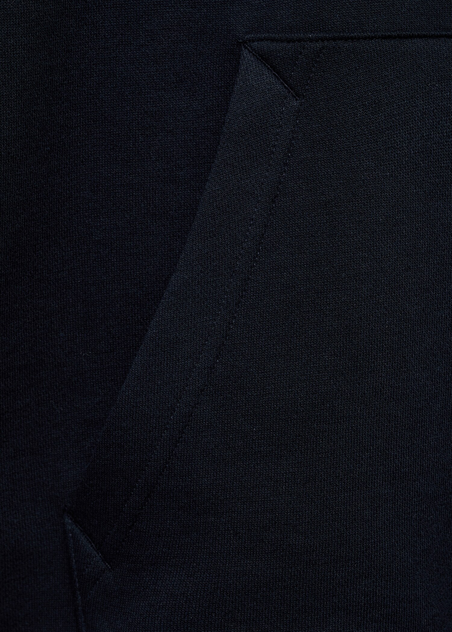 Cotton kangaroo-hooded sweatshirt - Details of the article 0