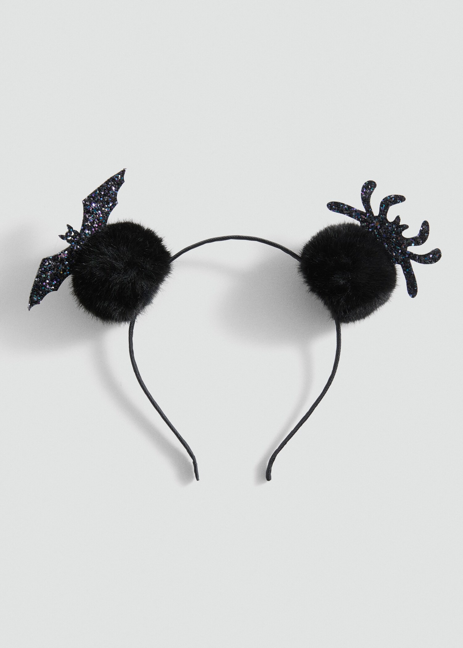 Diadema murciélago purpurina - Artículo sin modelo