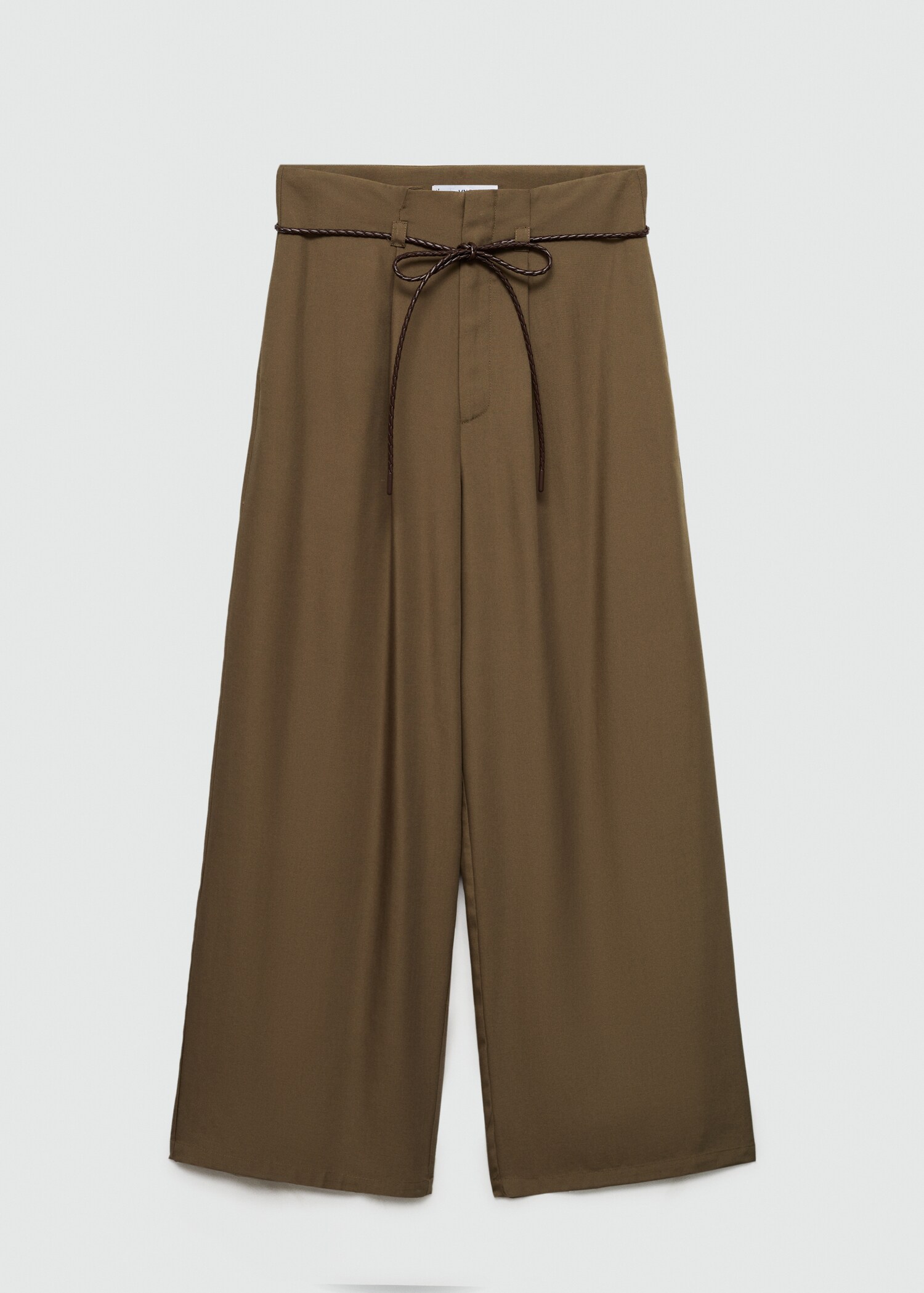 Lyocell trousers with adjustable drawstring - Article without model