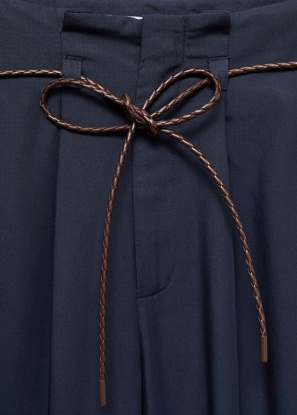 Mango Lyocell pants with adjustable drawstring thumbnail