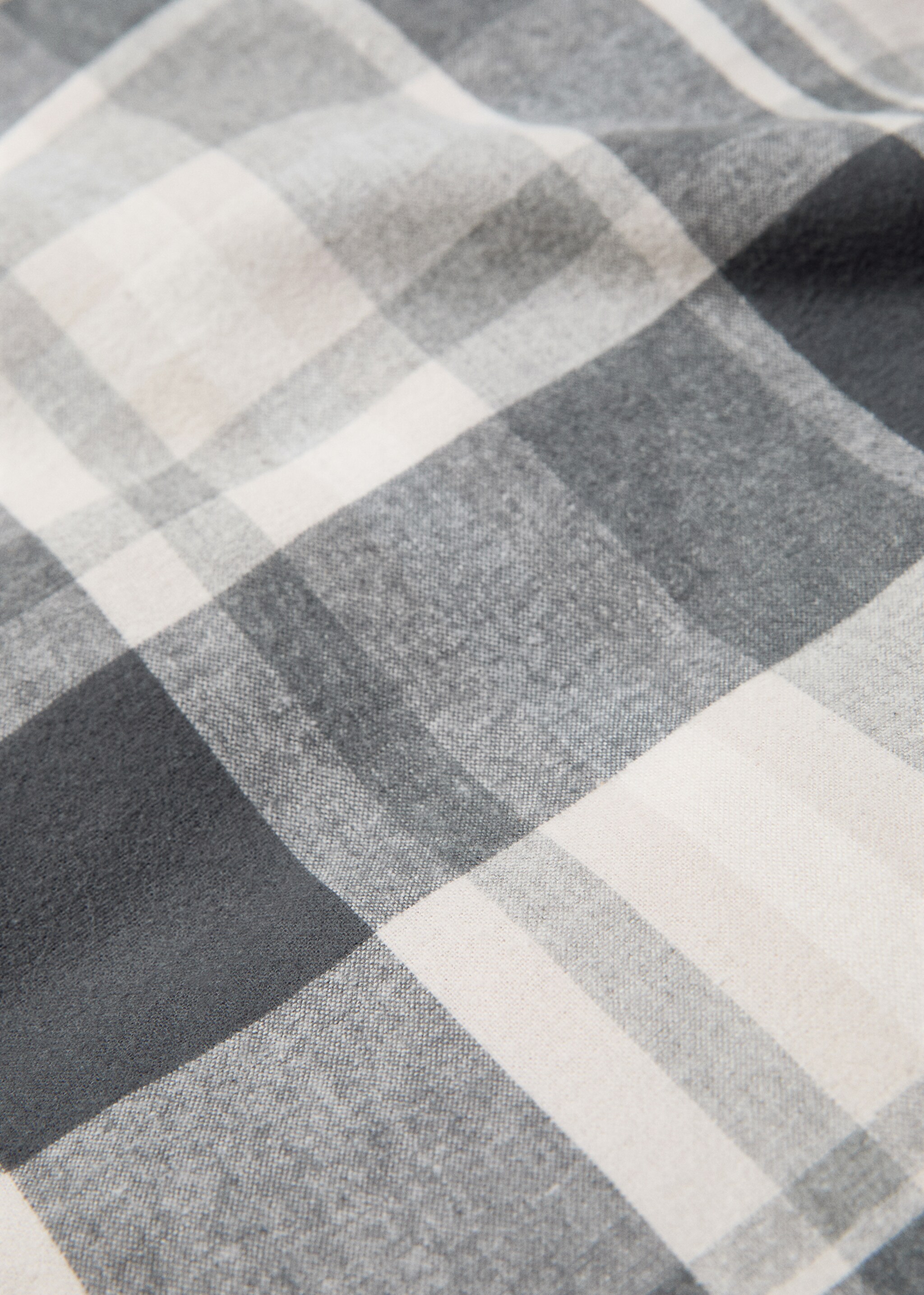 Duvet cover 100% cotton checkered flannel bed 90cm - Details of the article 1