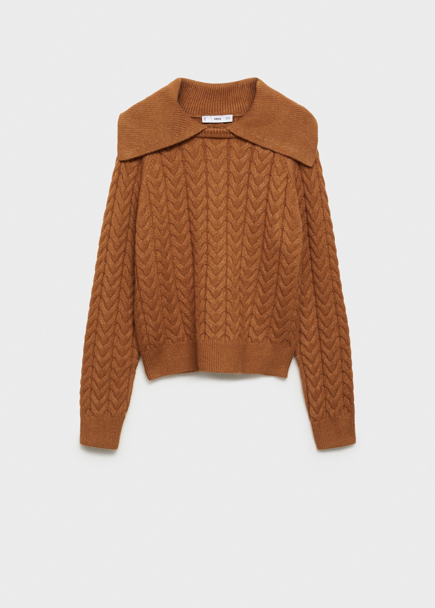 Pull-over torsadé col revers - Article sans modèle