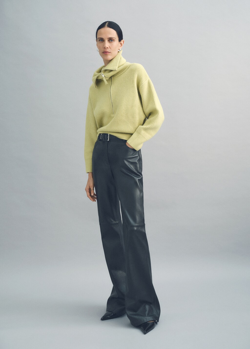 Mango trui met rits sale
