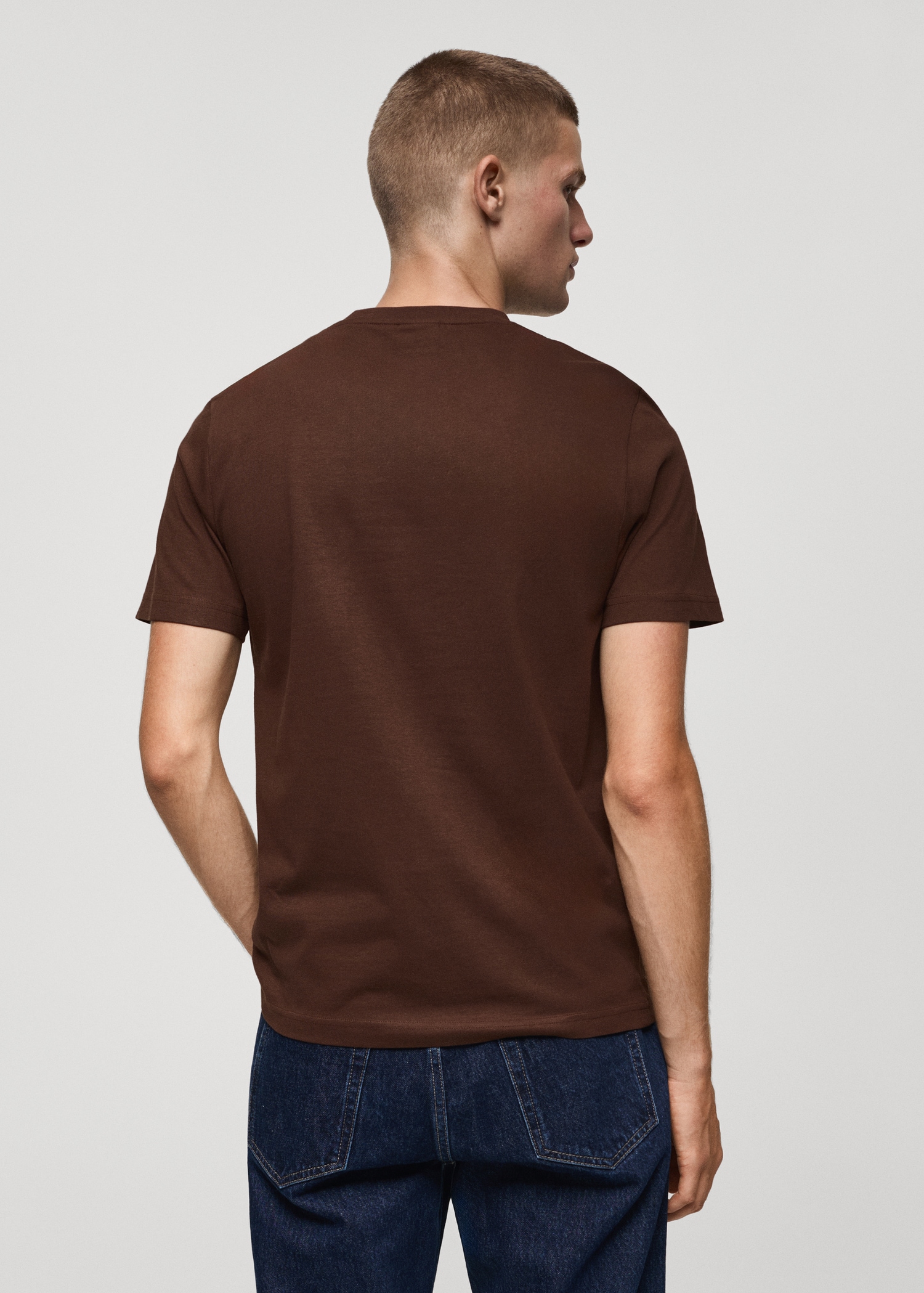T-shirt 100 % coton texte - Verso de l’article