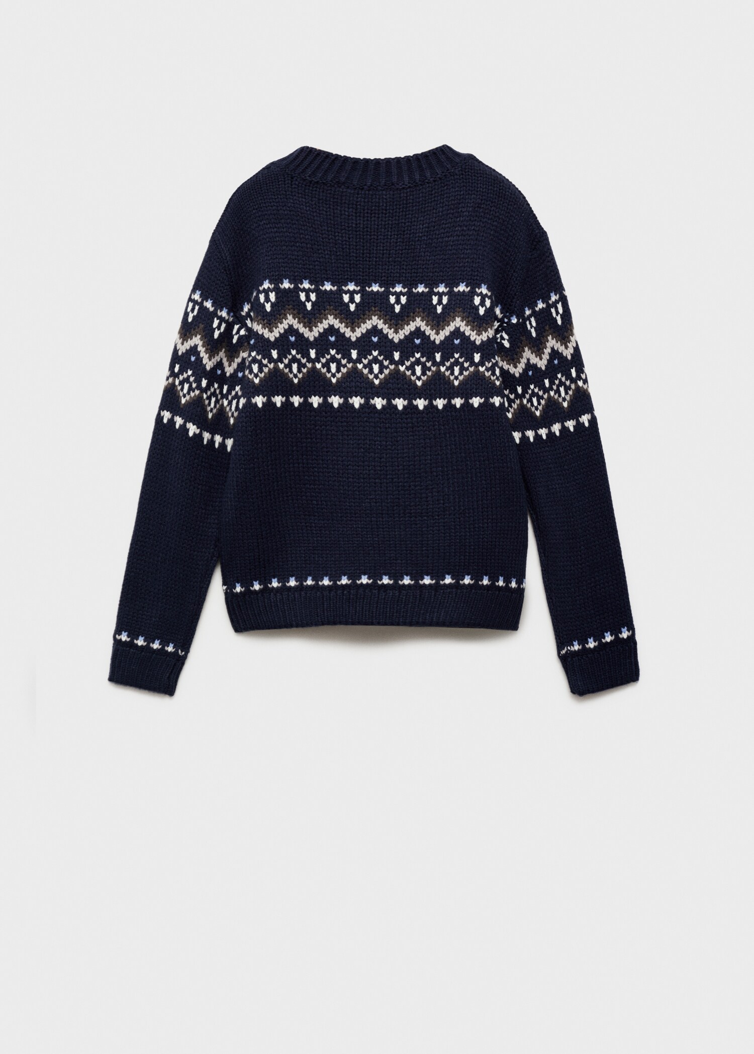 Pull-over jacquard - Verso de l’article