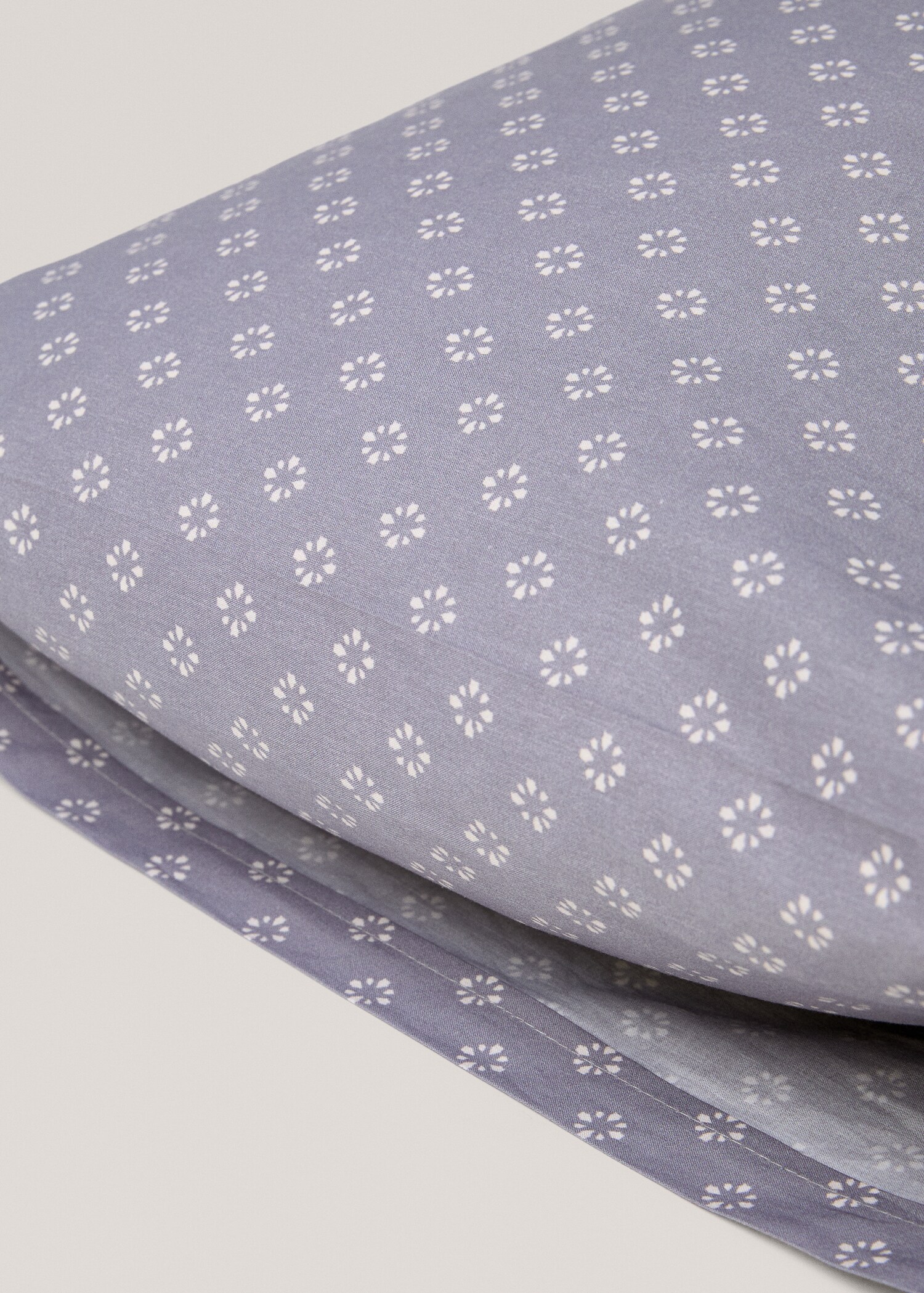 Printed cotton pillow cover 50x75cm Home MANGO United Kingdom