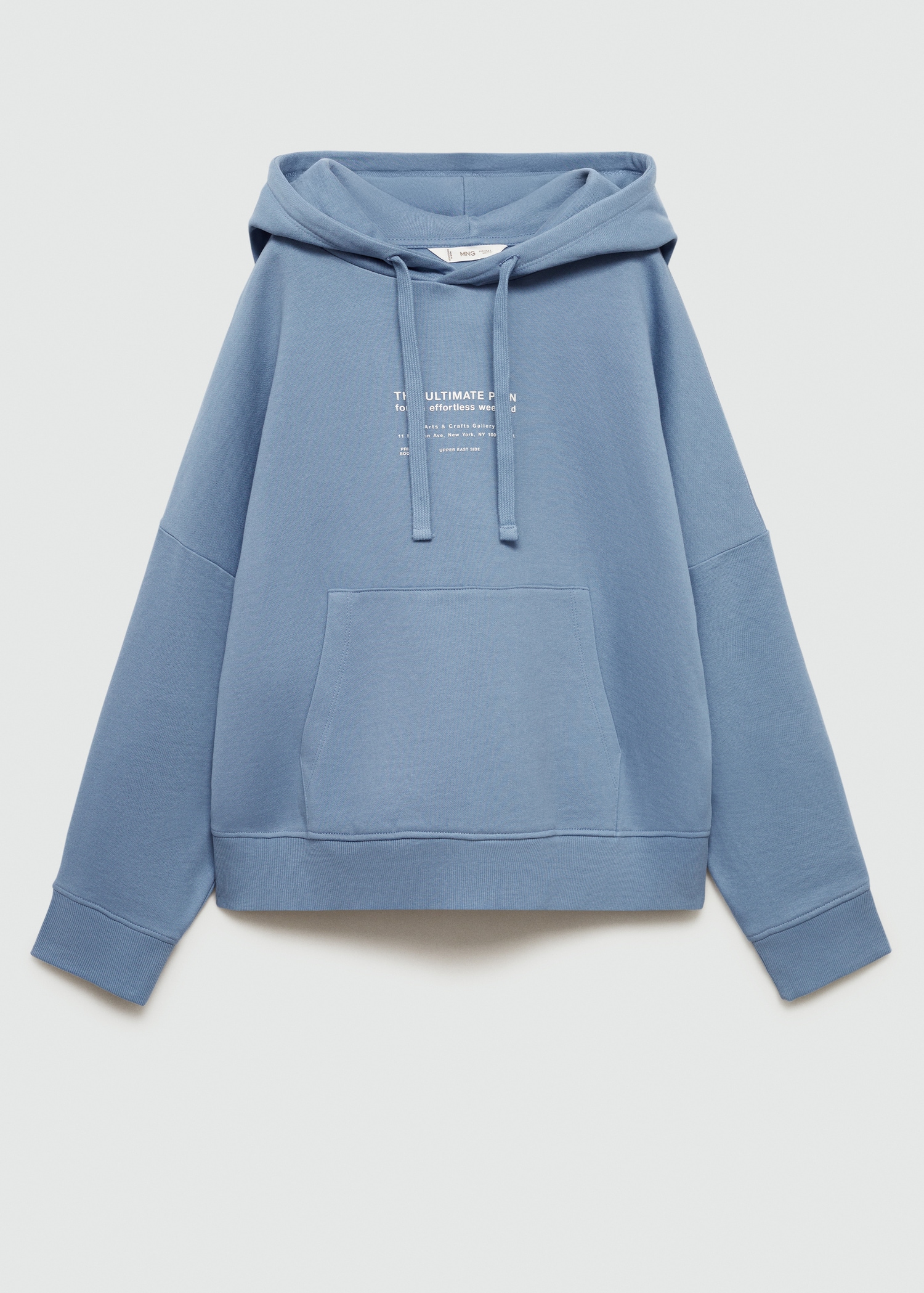Desenli kapüşonlu sweatshirt - Modelsiz ürün