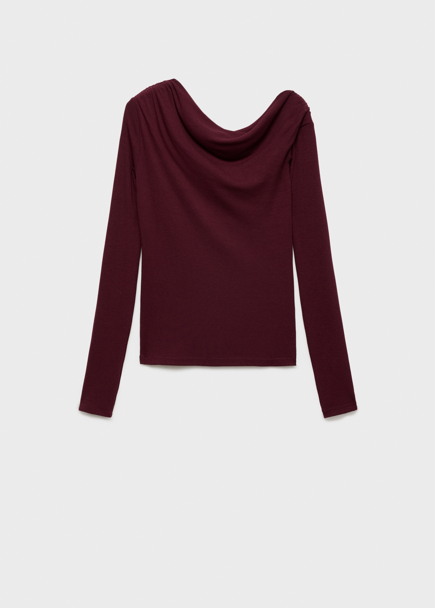 Draped asymmetrical T-shirt - Article without model