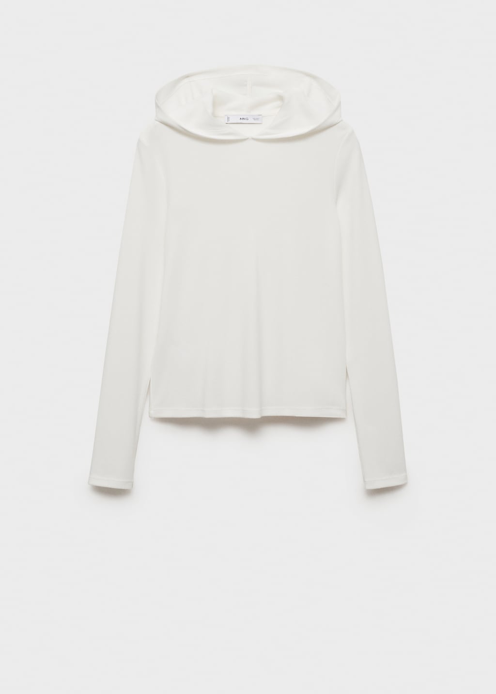 Long sleeve hooded t shirt