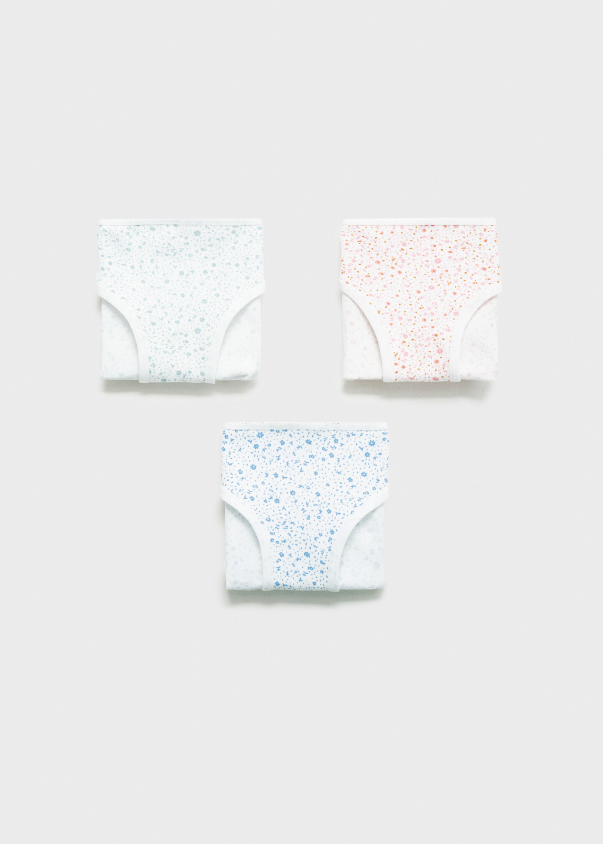 3 pack of printed cotton panties - Article without model