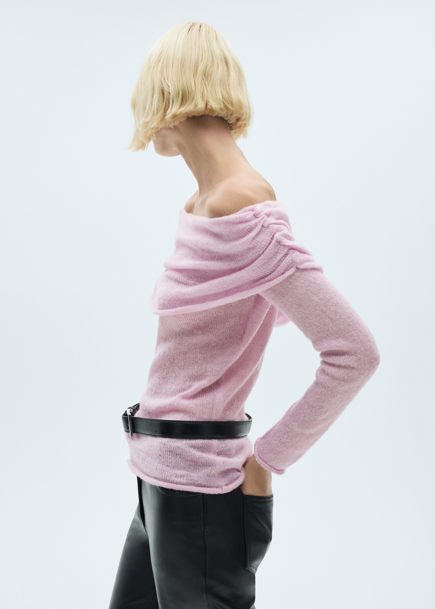 Ruched detail sweater - Medium plane