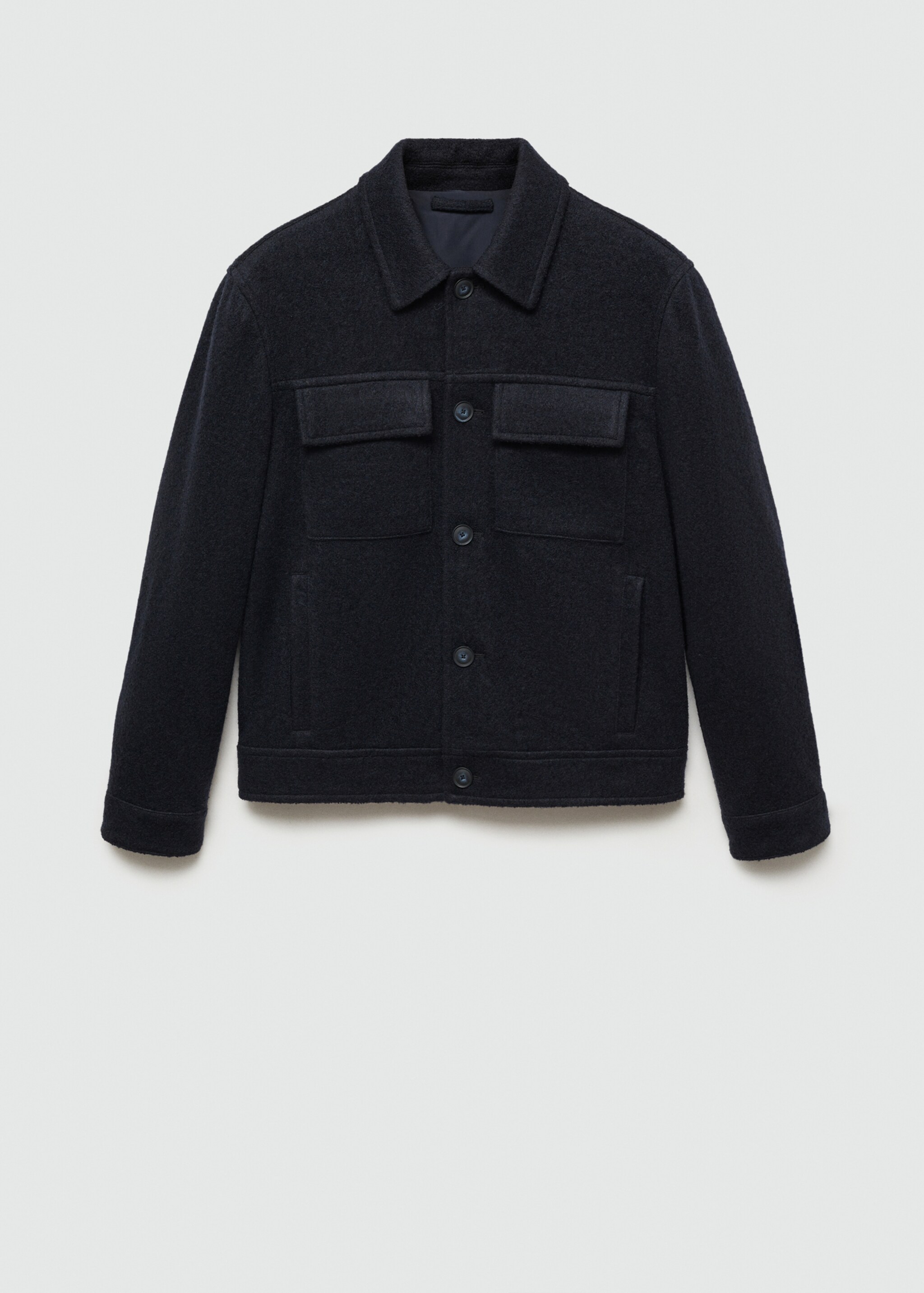 Wool jacket with pockets - Article without model