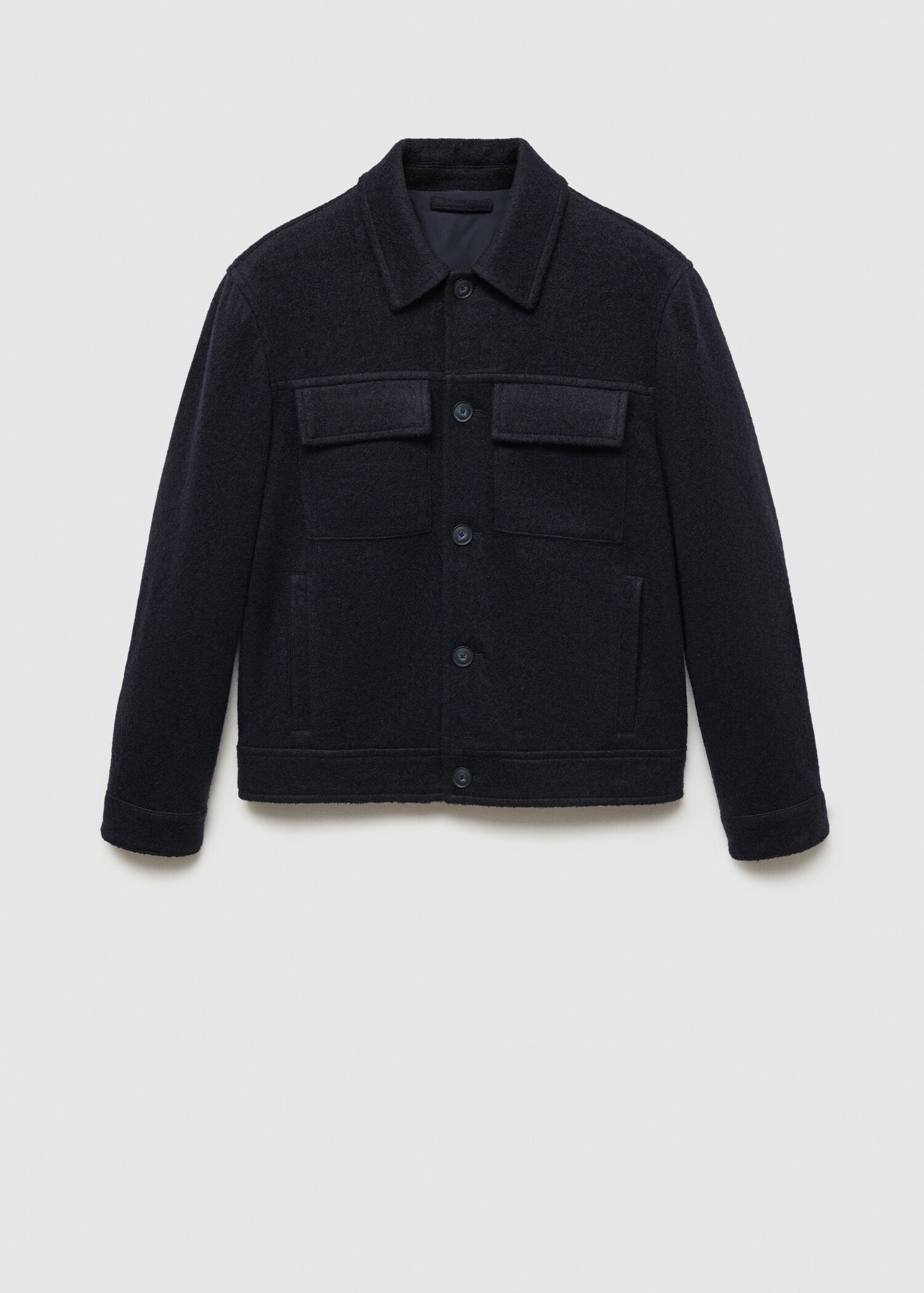 Wool jacket with pockets - Article without model