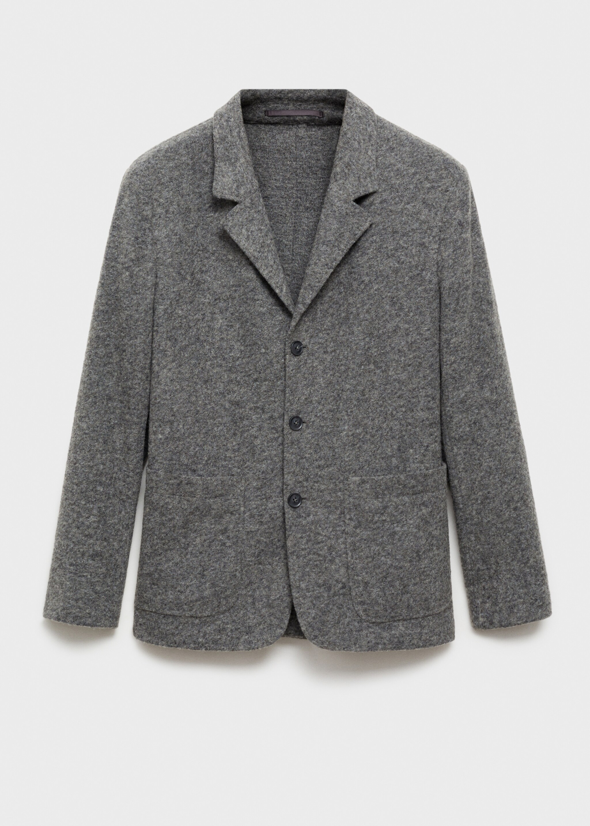 Slim fit flecked wool blazer - Article without model