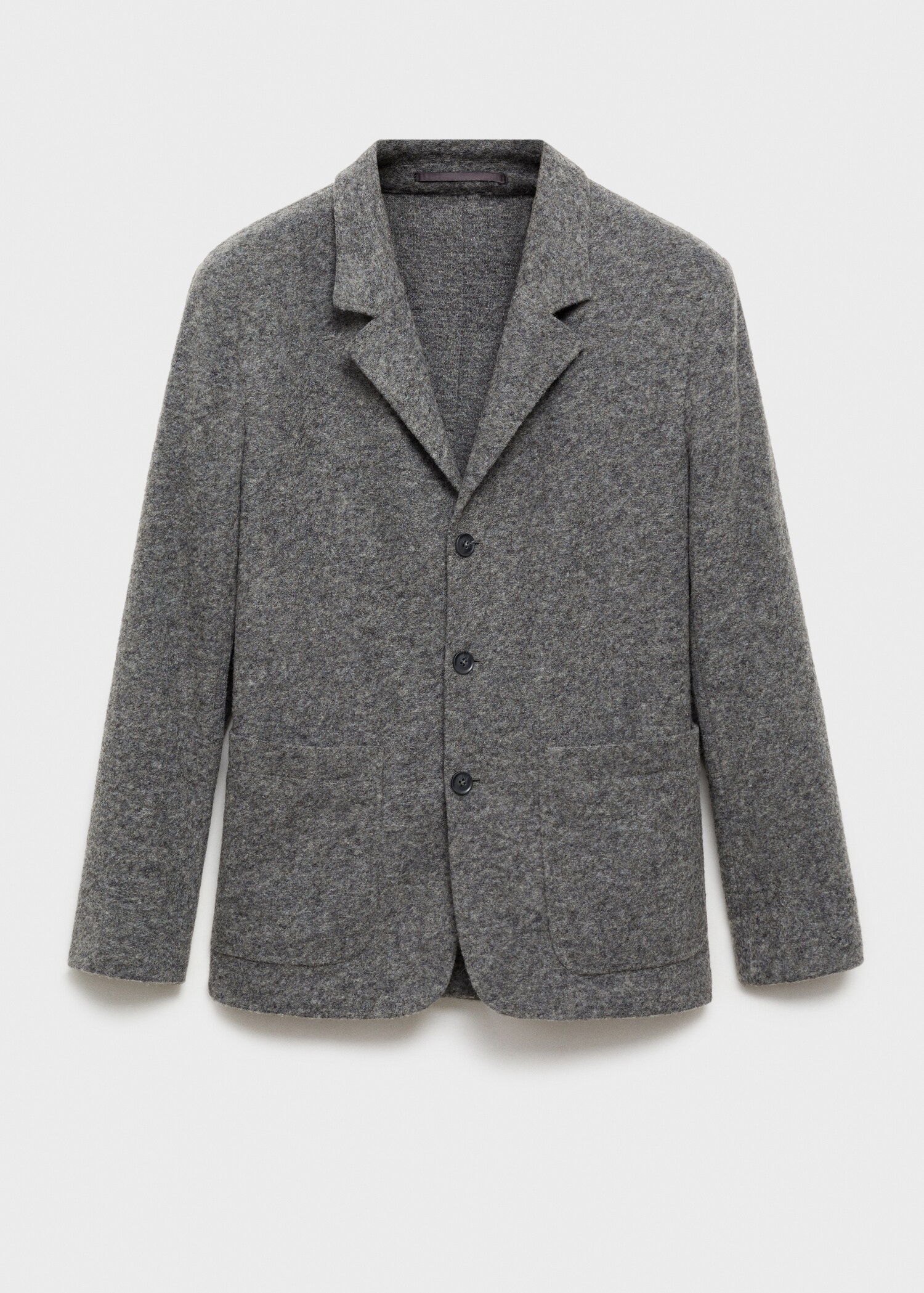 Veste slim fit laine à petits carreaux - Article sans modèle