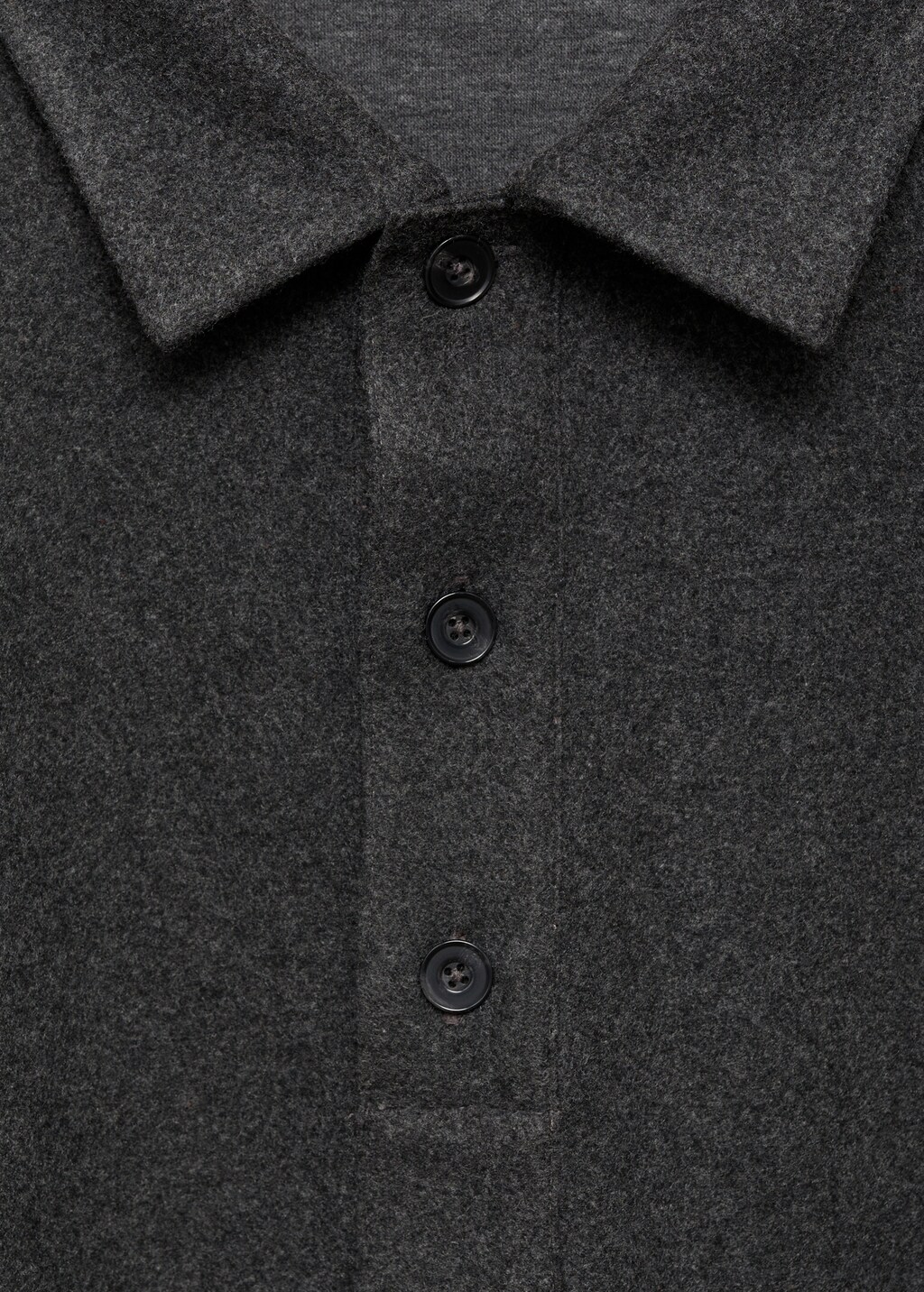 Regular fit sweatshirt-fabric polo shirt