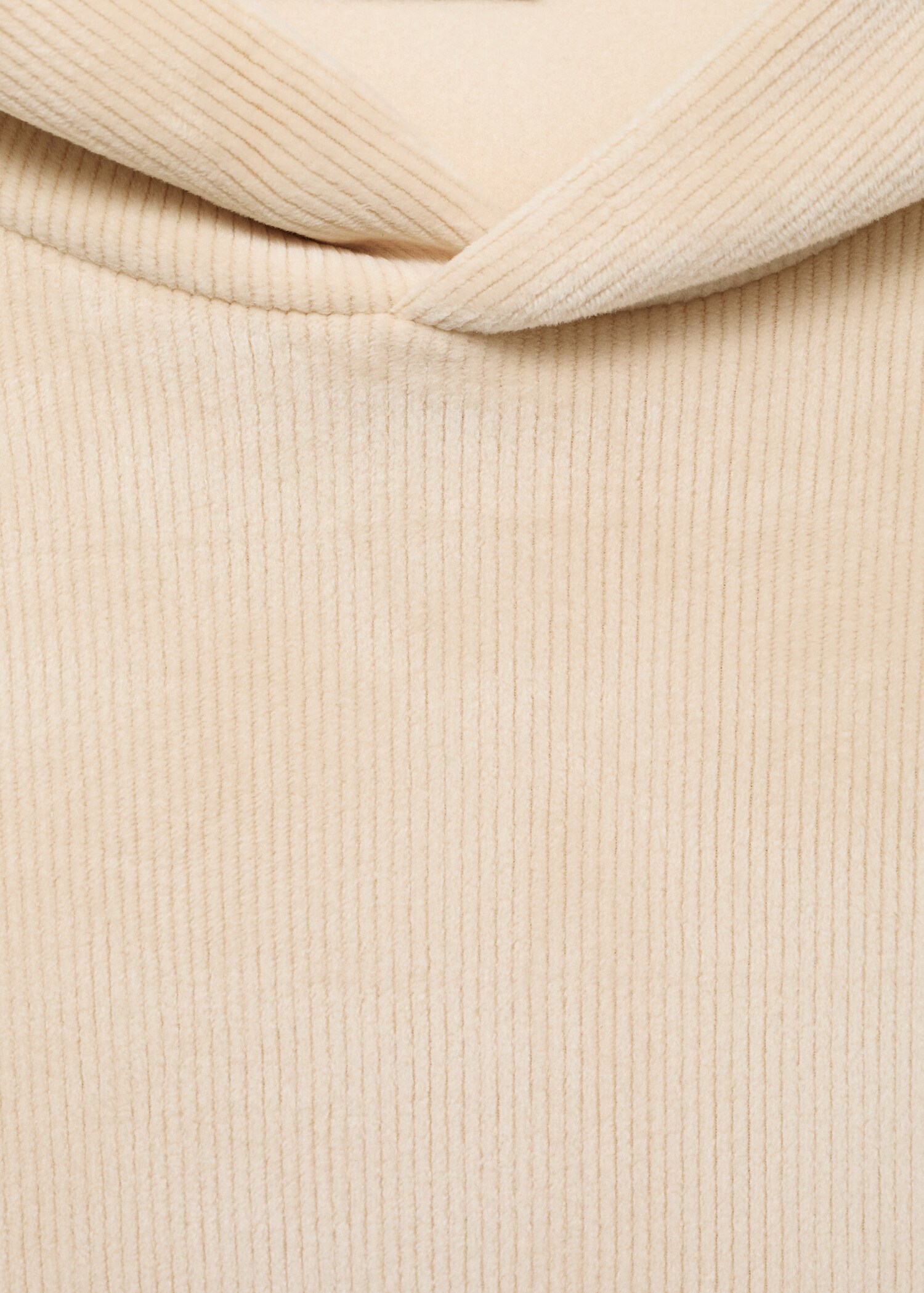 Corduroy hooded sweatshirt - Деталь изделия 8
