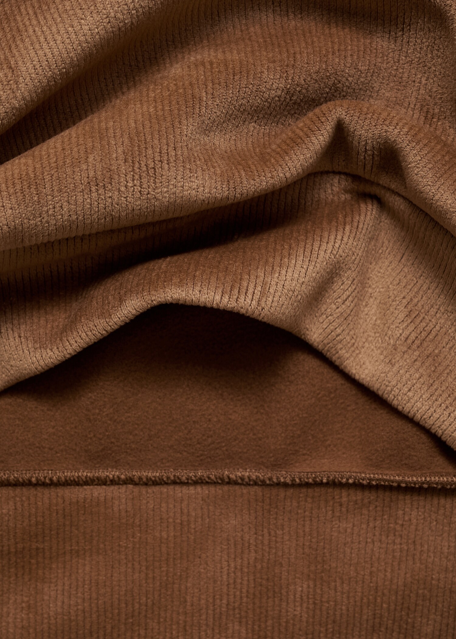 Sweat-shirt capuche velours côtelé - Détail de l'article 0