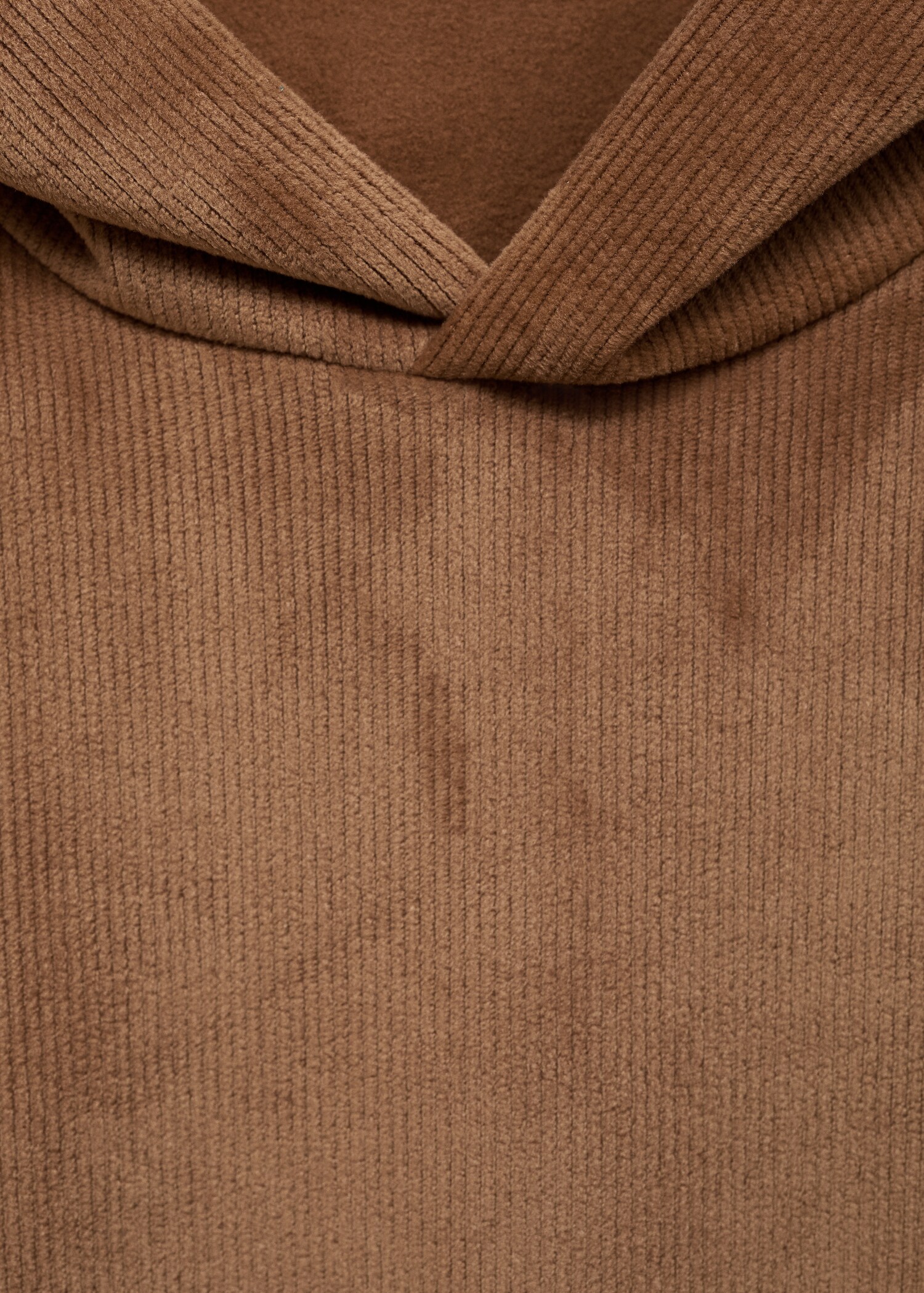 Sweat-shirt capuche velours côtelé - Détail de l'article 8