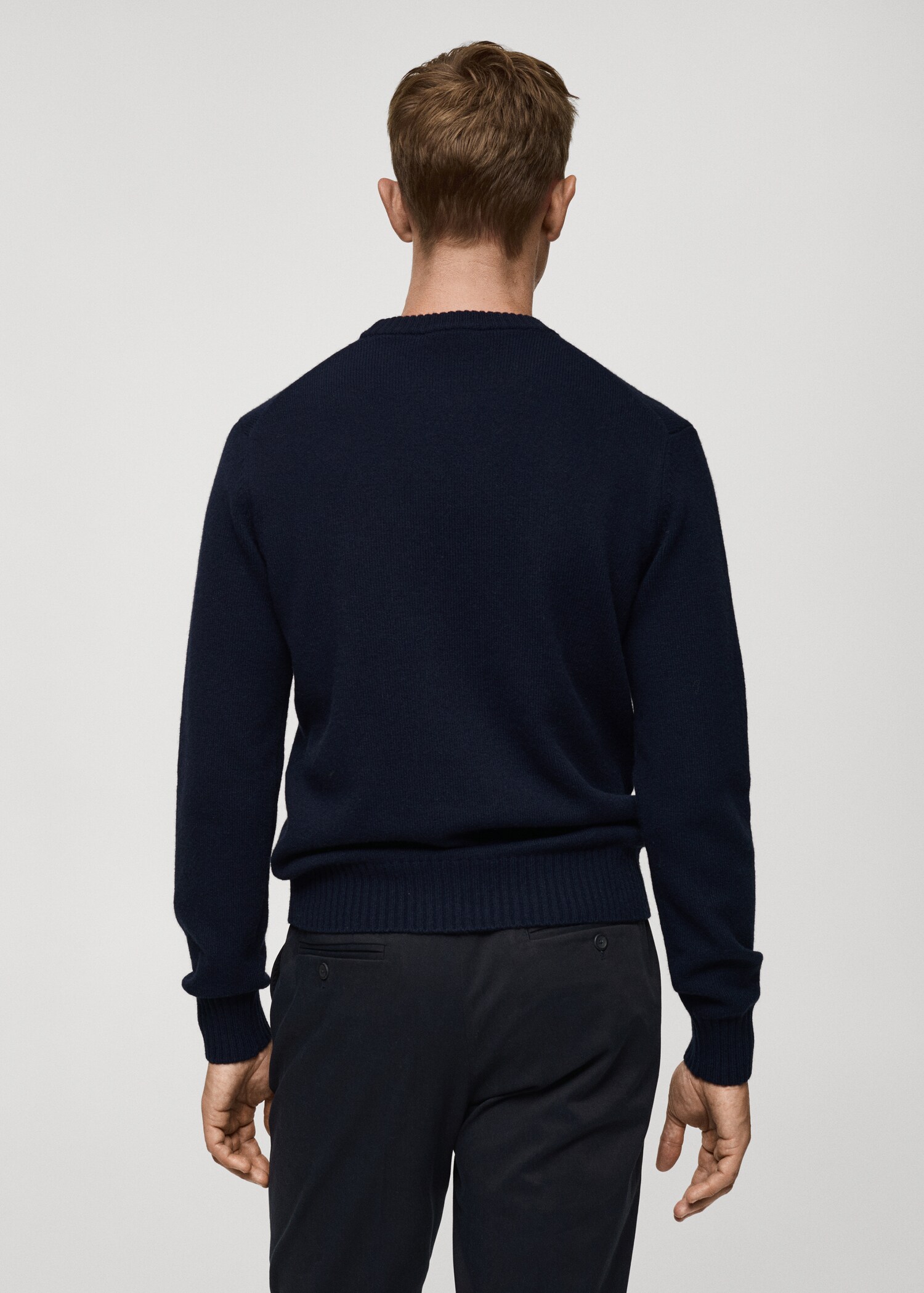 Natural fibre coaster sweater - Reverse of the article