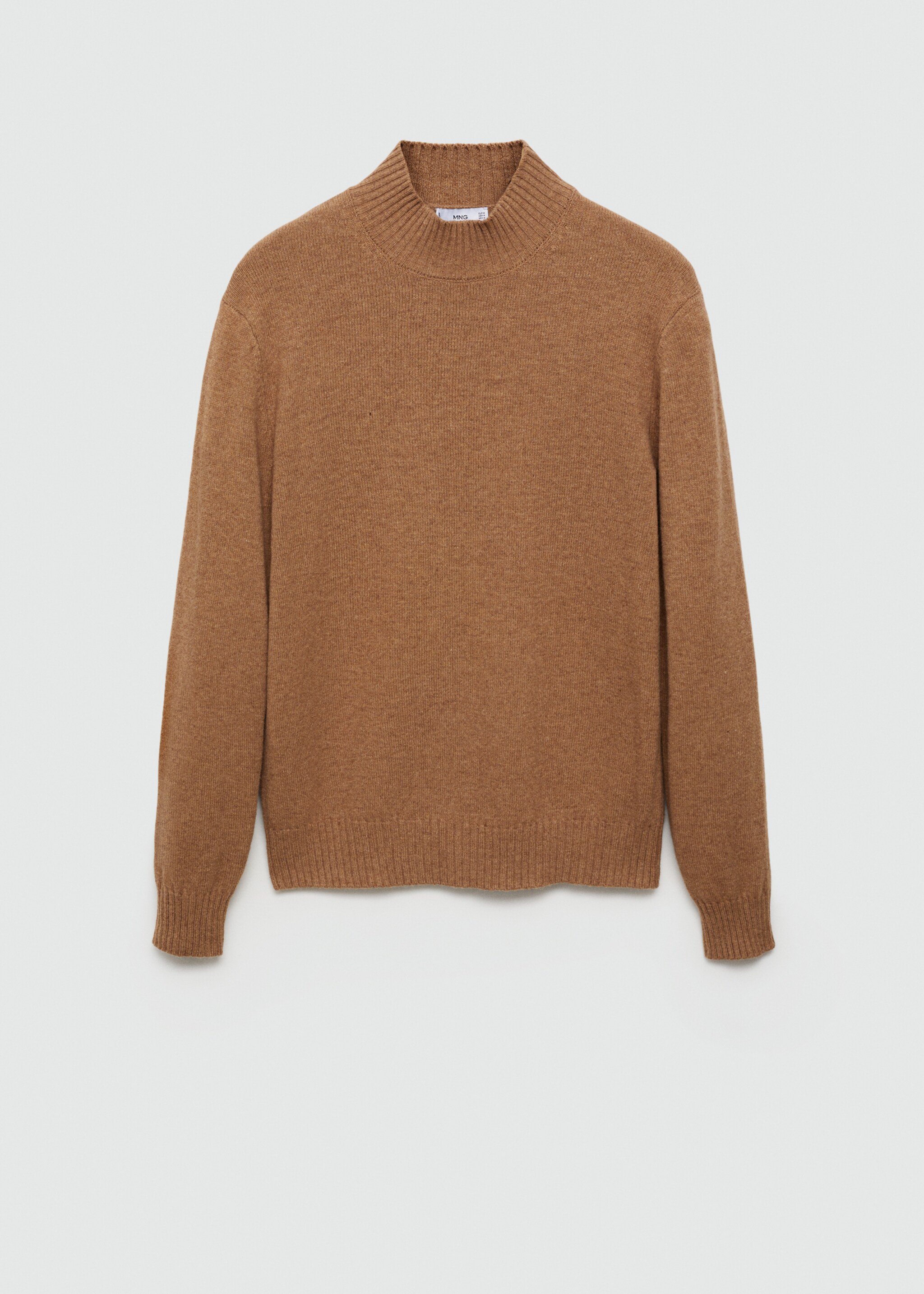 Wool sweater with perkins neck - Article without model