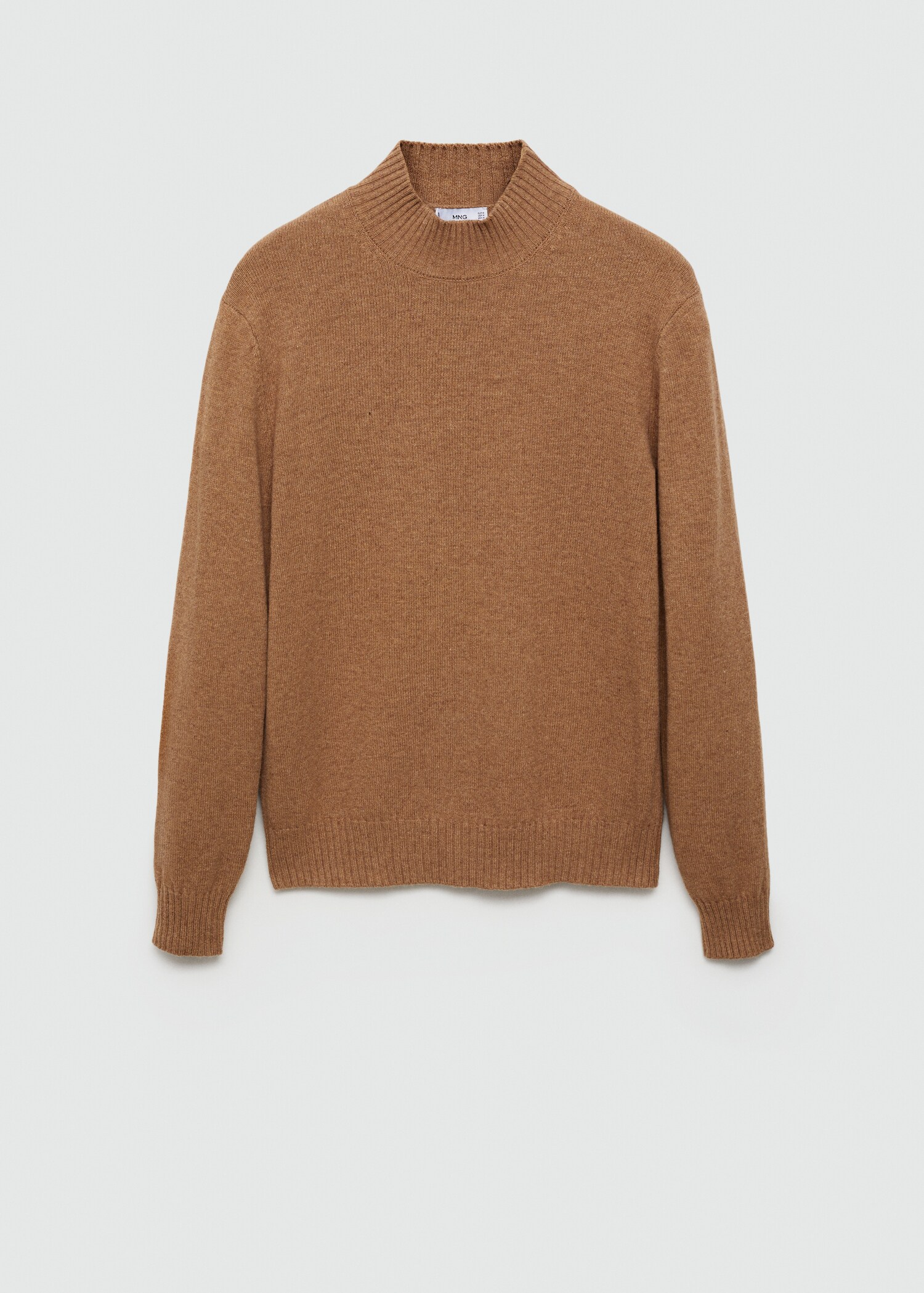Wool sweater with perkins neck - Article without model