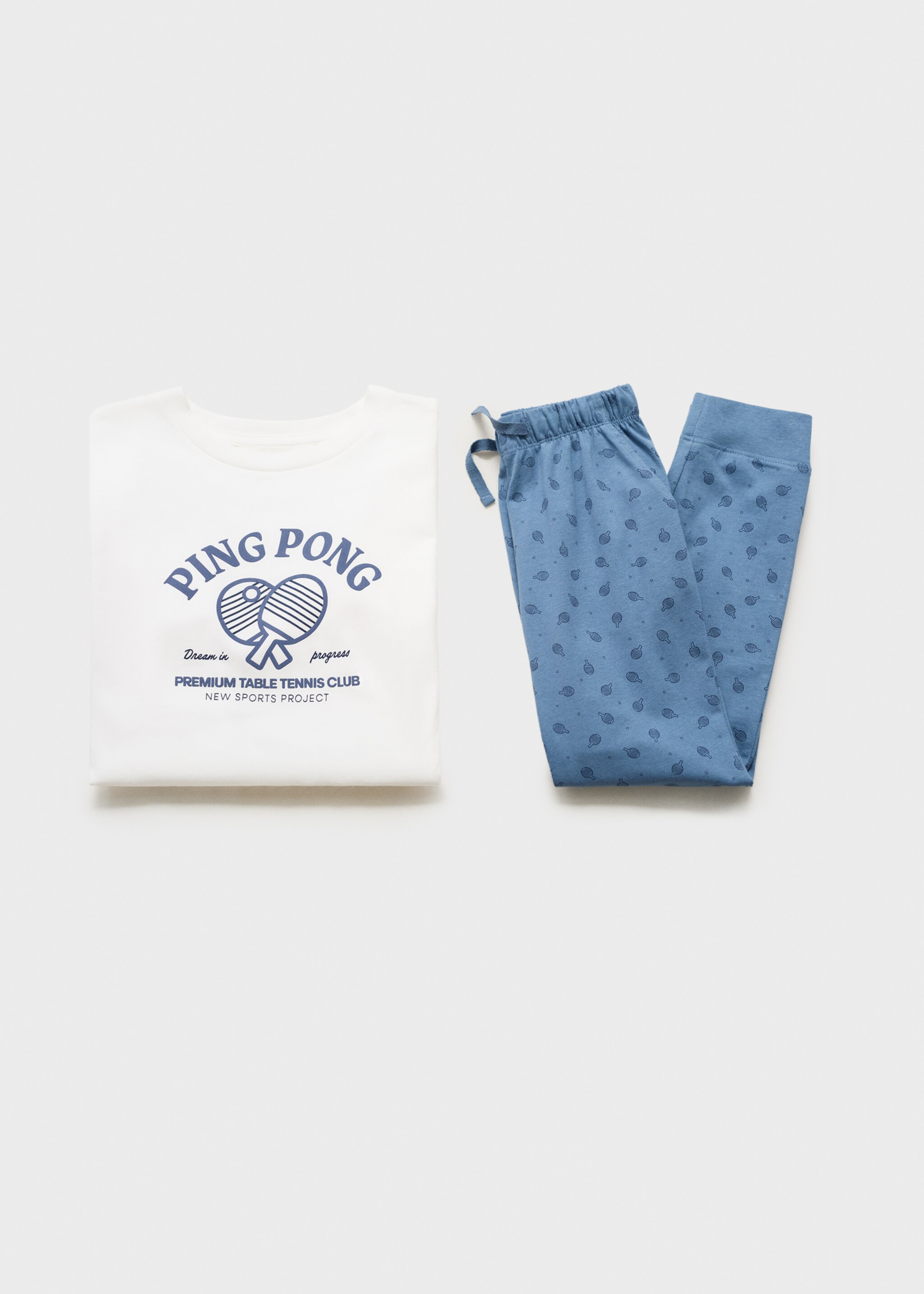 Printed long pyjamas - Details of the article 0