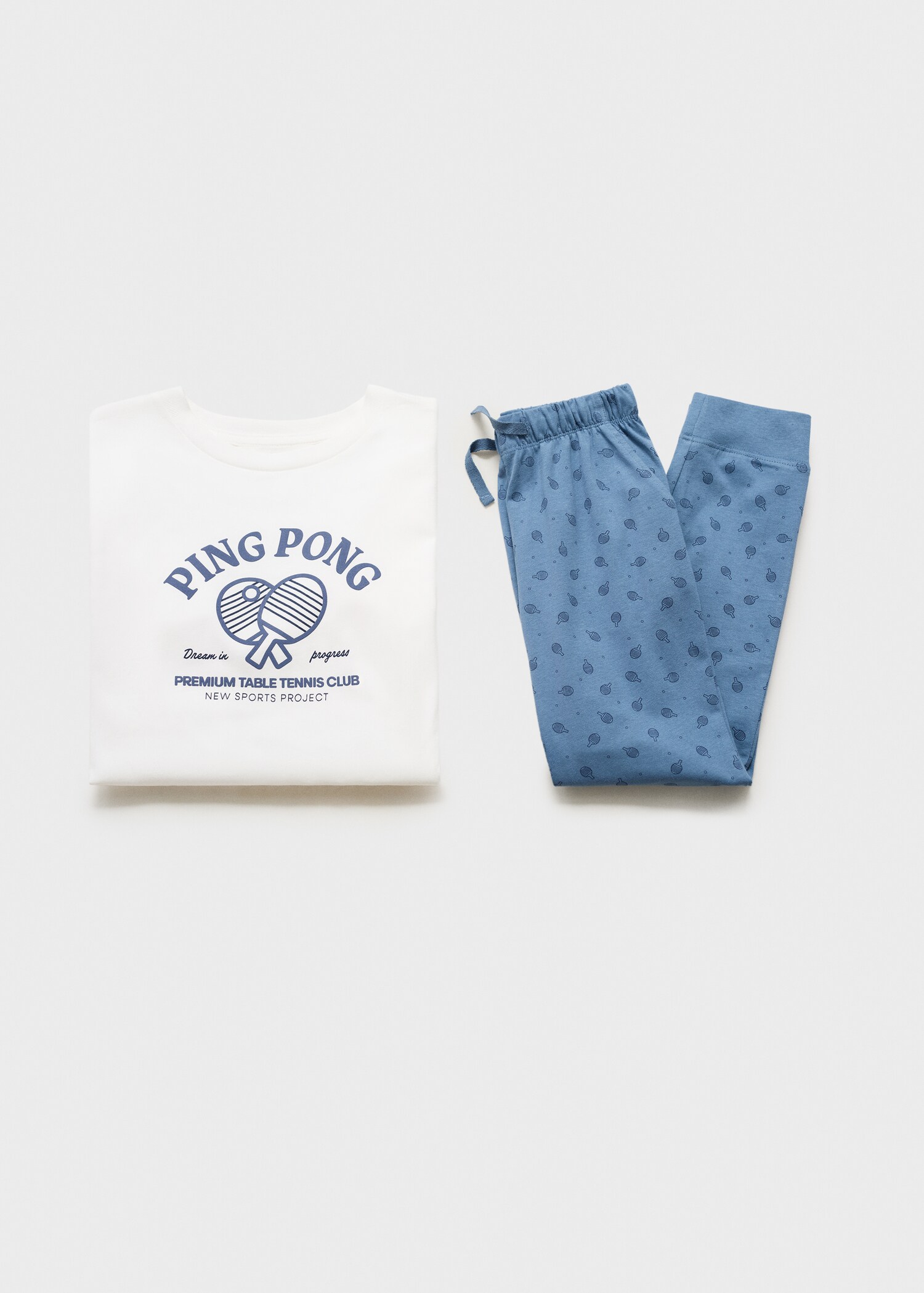 Printed long pyjamas - Details of the article 0